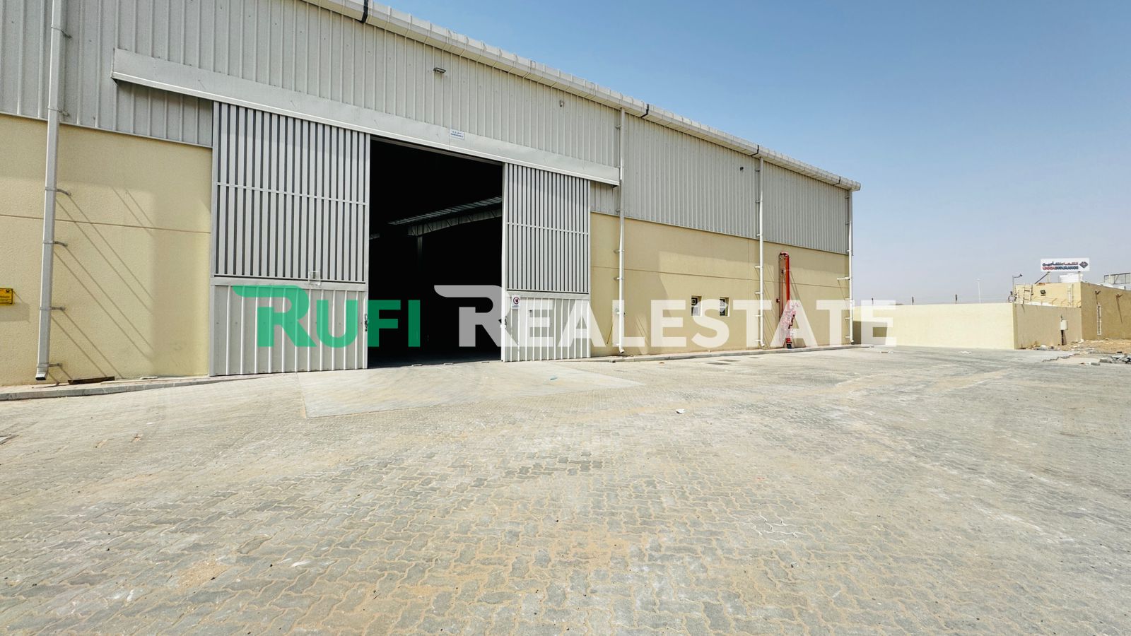 ** Main Road Facing/471KW High Power 55,401SQFT Industrial Land With Warehouse + Showroom For Rent in Emirates Modern Industrial Area, Umm Al Quwain