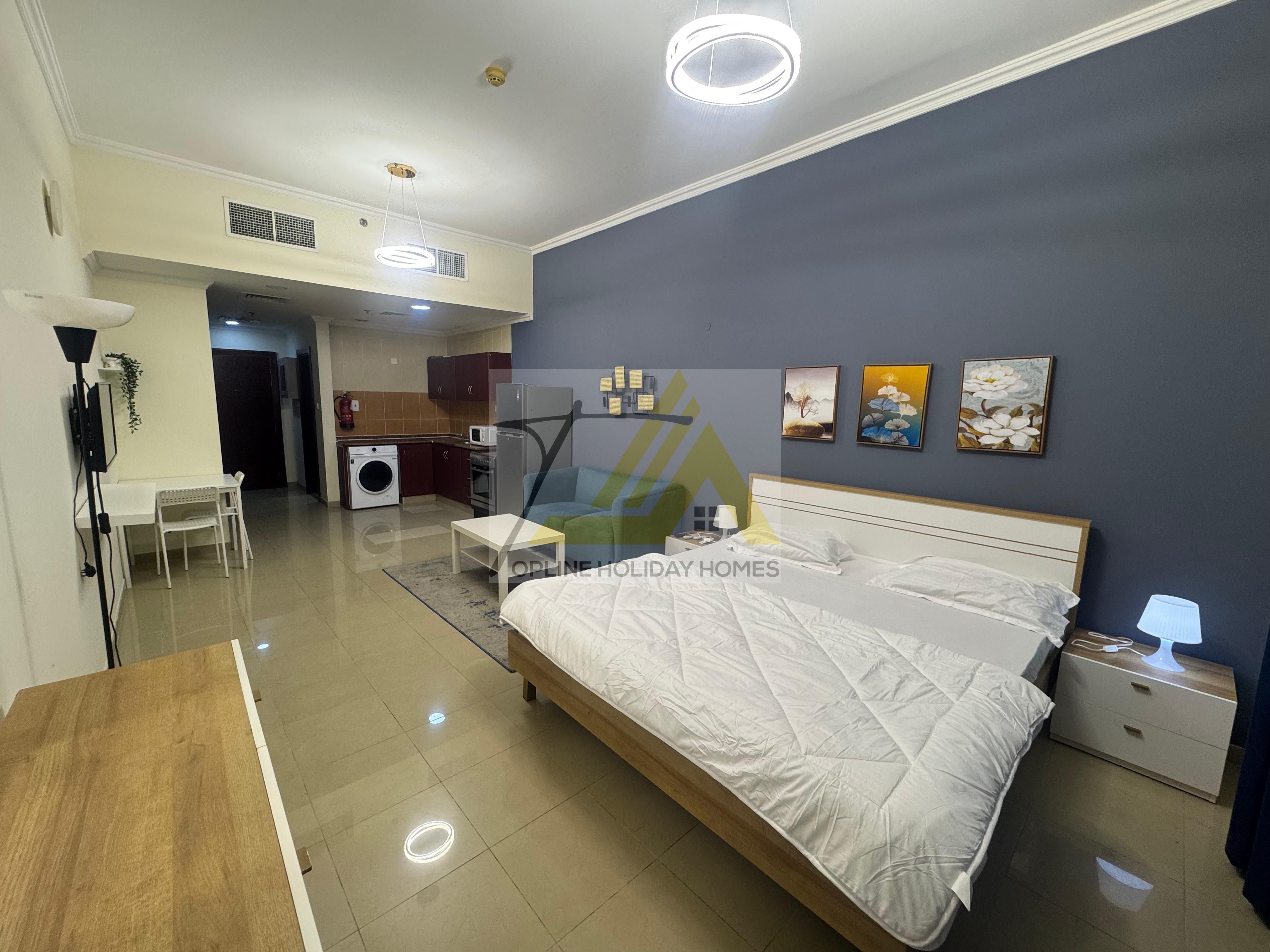 Elegant Furnished studio || Full Facility Building || Near Silicon Central Mall || Pay Monthly