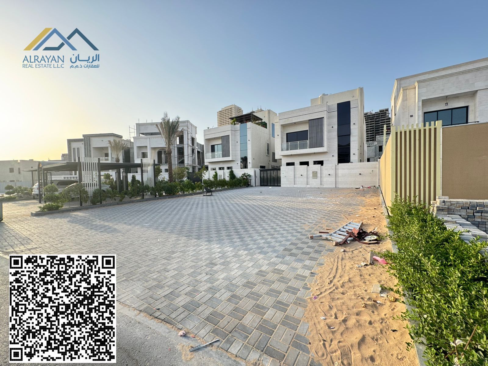 For sale in Ajman, excellent location, including registration and ownership fees, freehold for all nationalities (next to Azhi - excellent location, n