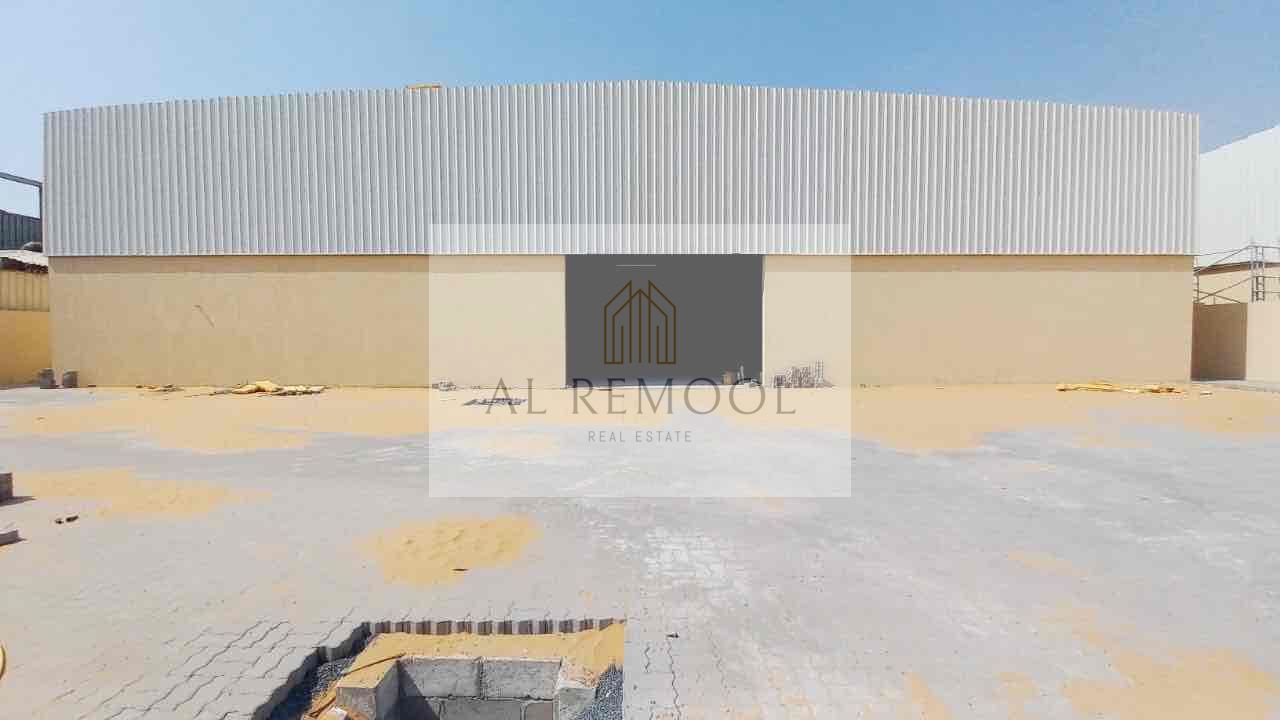 11000 SQFT WAREHOUSE +13000 LAND FOR FACTORY WITH 175-KW ONLY 1.1M IN AL SAJJA SHARJA