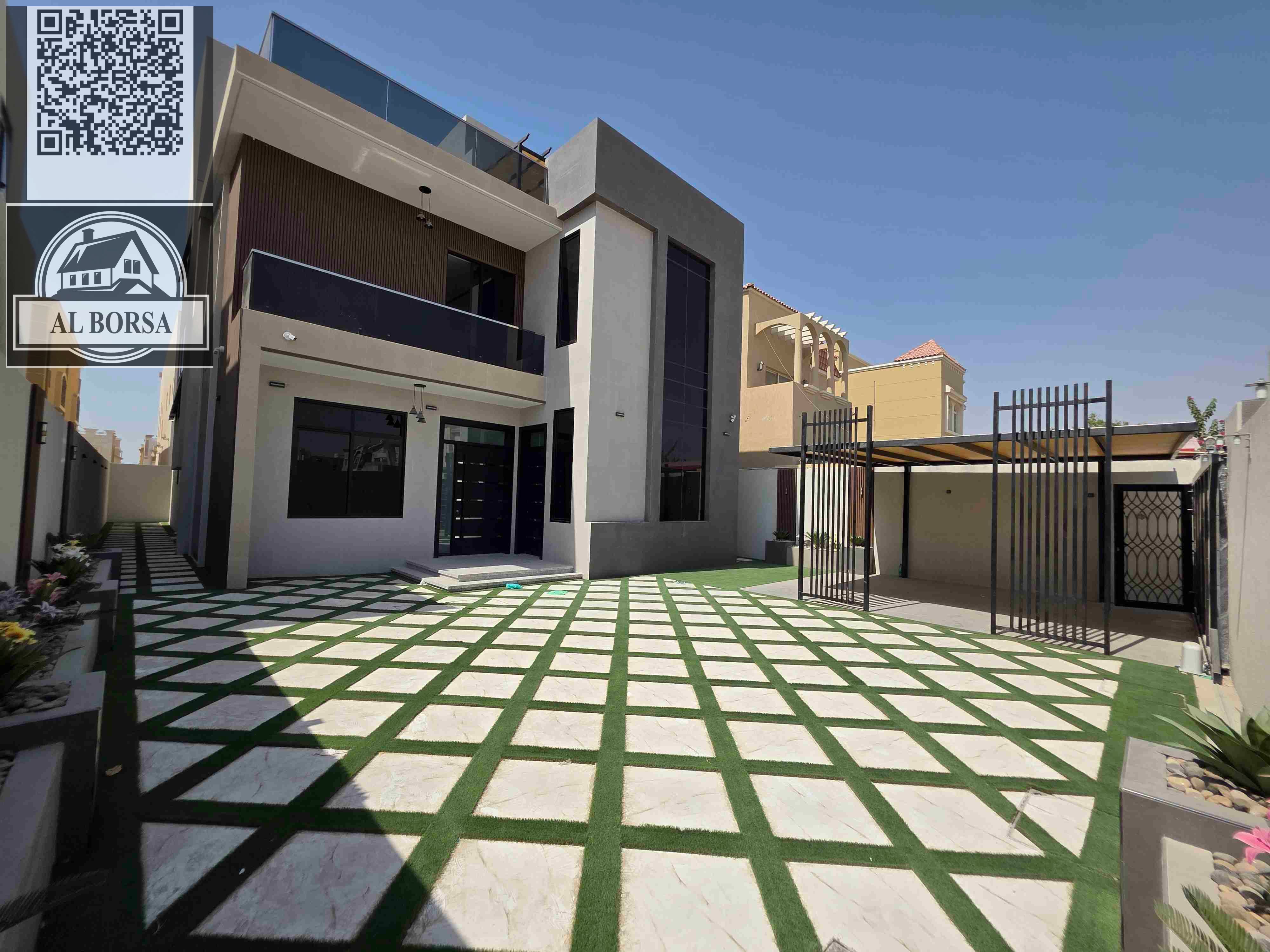 For sale - Luxury villa in Al Rawda area - Ajman | Spacious area | Elegant design | High-quality finishes