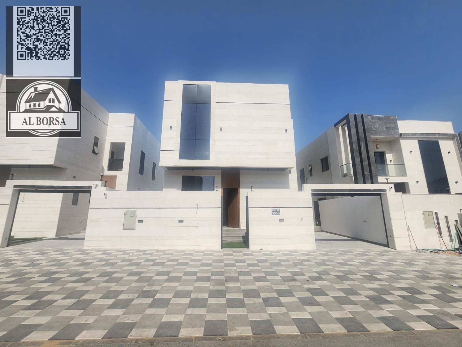 Villa for sale in Ajman, Al Helio area, 5 master bedrooms, a living room, a hall, and a maid's room, freehold for all nationalities, with the possib