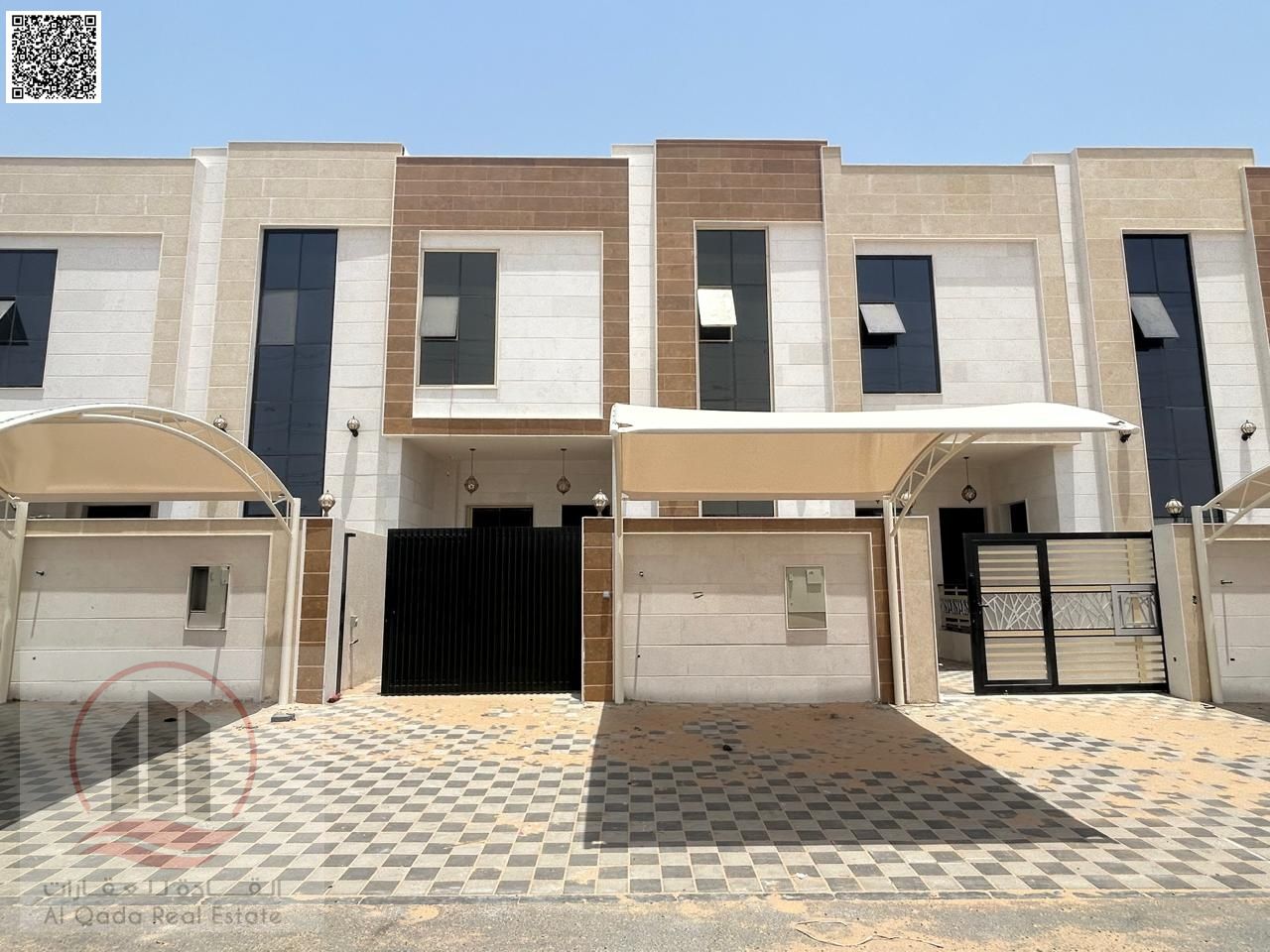 For sale, a villa in Ajman Al Helio, 5 master rooms, a Majles room, a hall, and a maid’s room, freehold for all nationalities, Installment with out do