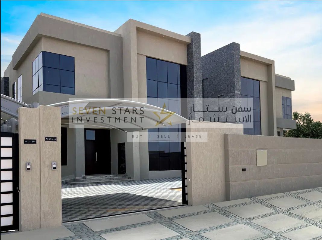 Modern 4BHK Villa with Private Yard & Maid’s Room in UAQ