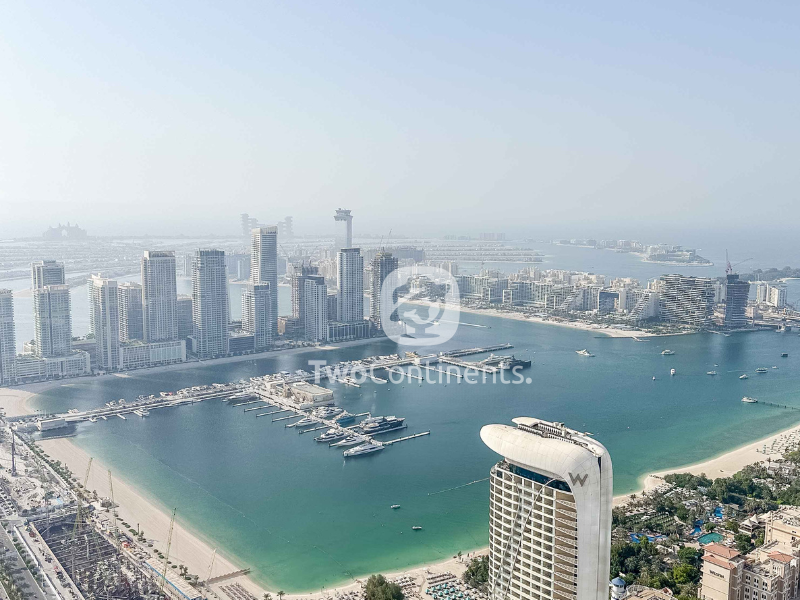 Above 60th Flr 3BR + Maid I Full Sea View