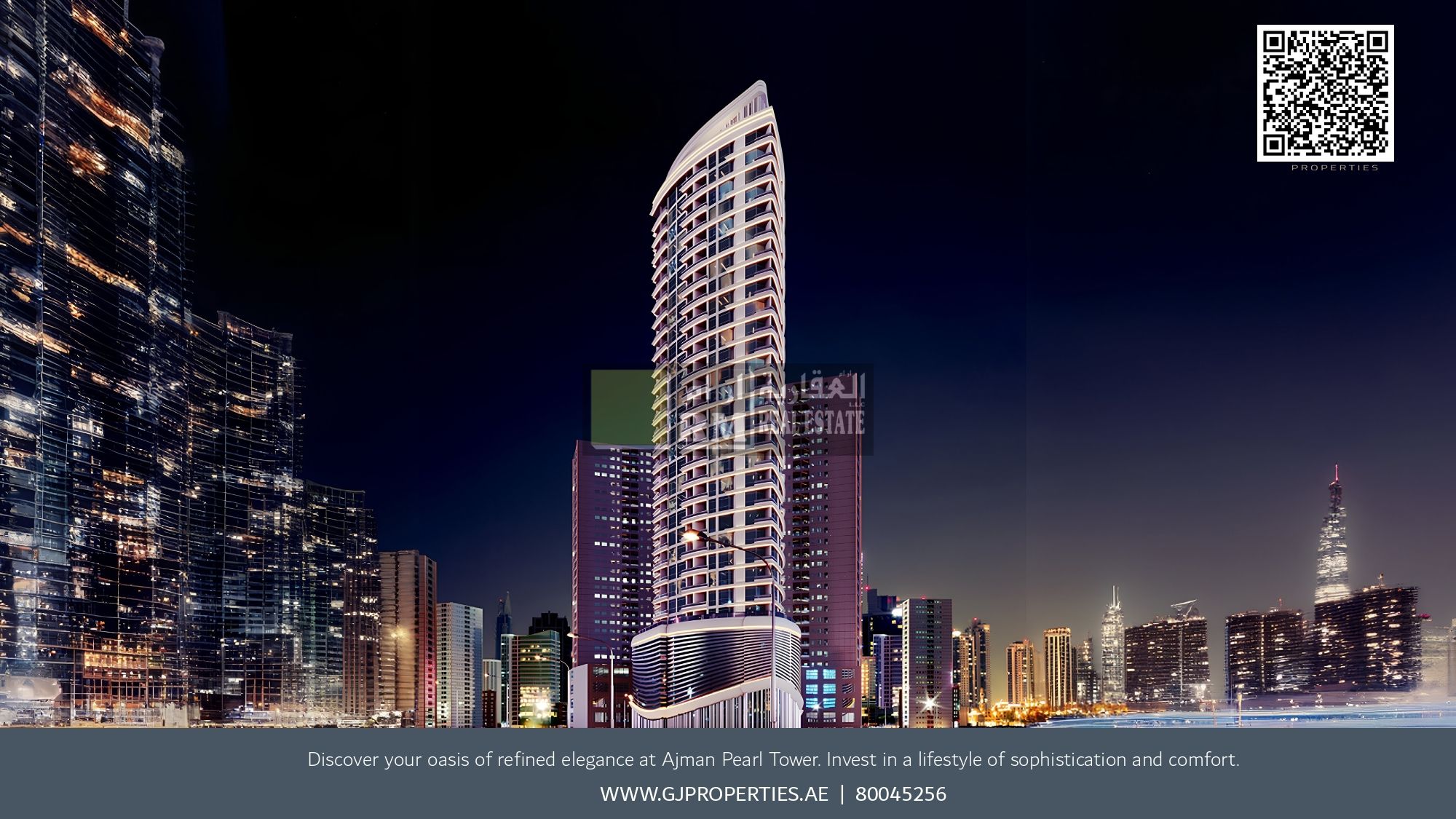 Luxury 1 & 2 BHK Apartments in Ajman Pearl Tower | Prime Location | 10% Down | 6-Year Plan | Handover 2027