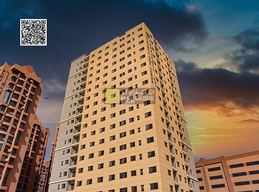 Fully Furnished 1BHK with Balcony for Rent in Nuaimia One Tower, Ajman
