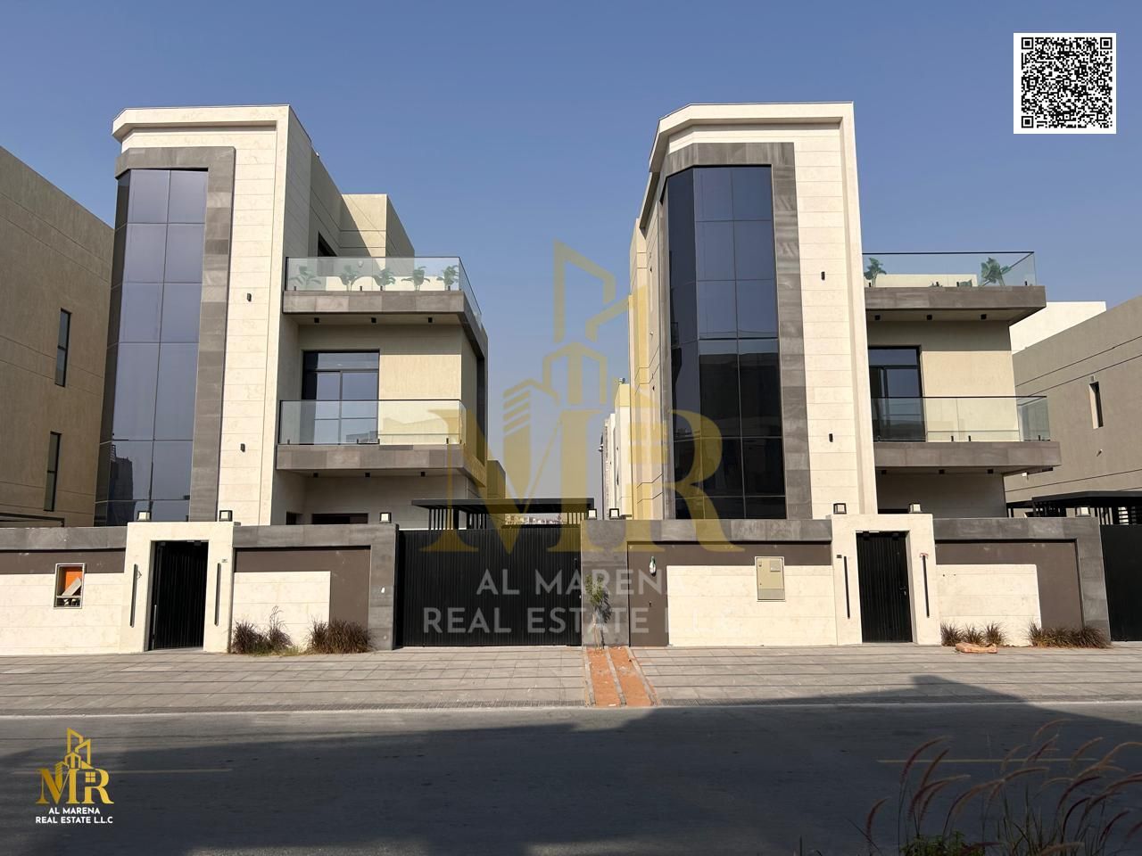 A villa with an all-inclusive price, including electricity, water, air conditioning, and furniture, on the main street, ready for occupancy in the mos