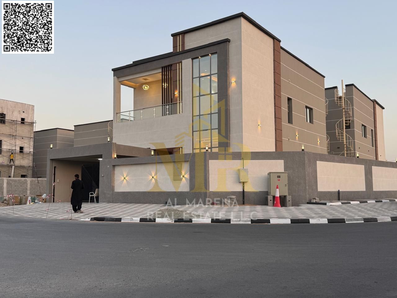 For Sale – Fully Serviced Luxury Villa in Al Helio 2 – Ajman | 3,014 sq. ft. Plot | 4 Master Bedrooms | Majlis | 2 Spacious Living Rooms | All Util