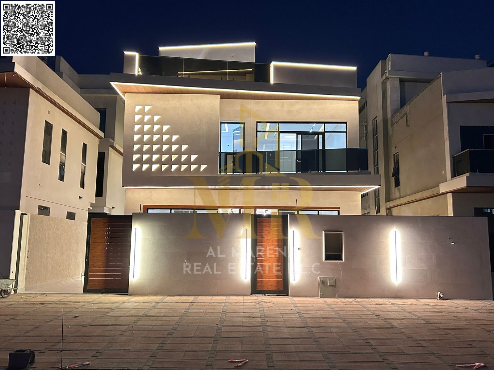 FOR SALE – Luxury Villa Opposite Azha Complex – Al Helio, Ajman | 5 Master Bedrooms | 2 Floors + Rooftop | Premium Finishes | Spacious Layout