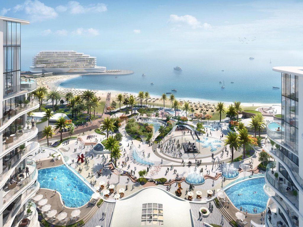 Spacious 1BR Apartment with Beach Access | Central Bay II, Hayat Island