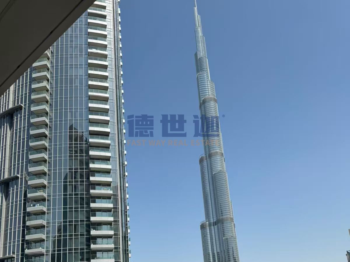 Looking at Burj Khalifa | First-line Burj Khalifa | 3BR