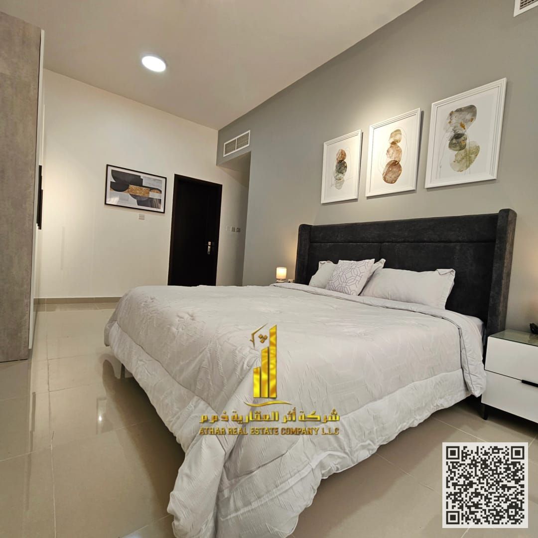 The most beautiful fully furnished one-bedroom apartment for monthly rent in Ajman - Al Jurf 2 - close to the court