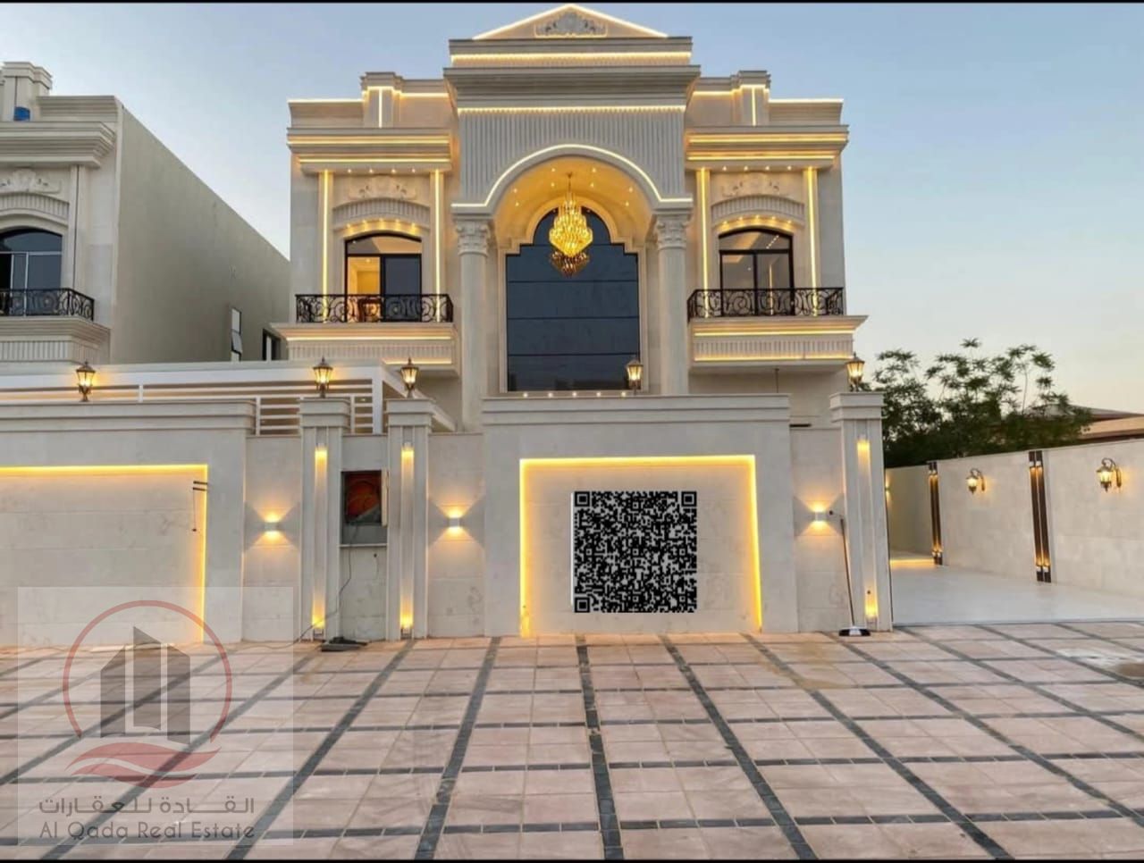 For sale: Villa in Ajman Al Yasmeen, 5 master bedrooms, a living room, and a maid's room. Freehold for all nationalities. Bank financing is possible w