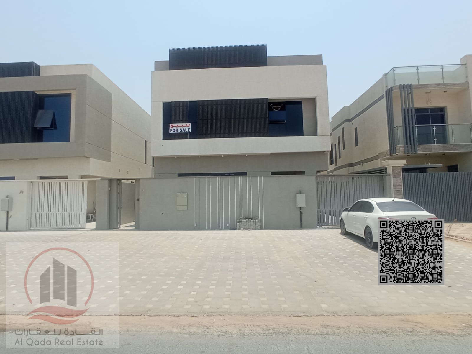 For sale: Villa in Ajman Al Yasmeen, 5 master bedrooms, a living room, and a maid's room. Freehold for all nationalities. Bank financing is possible w