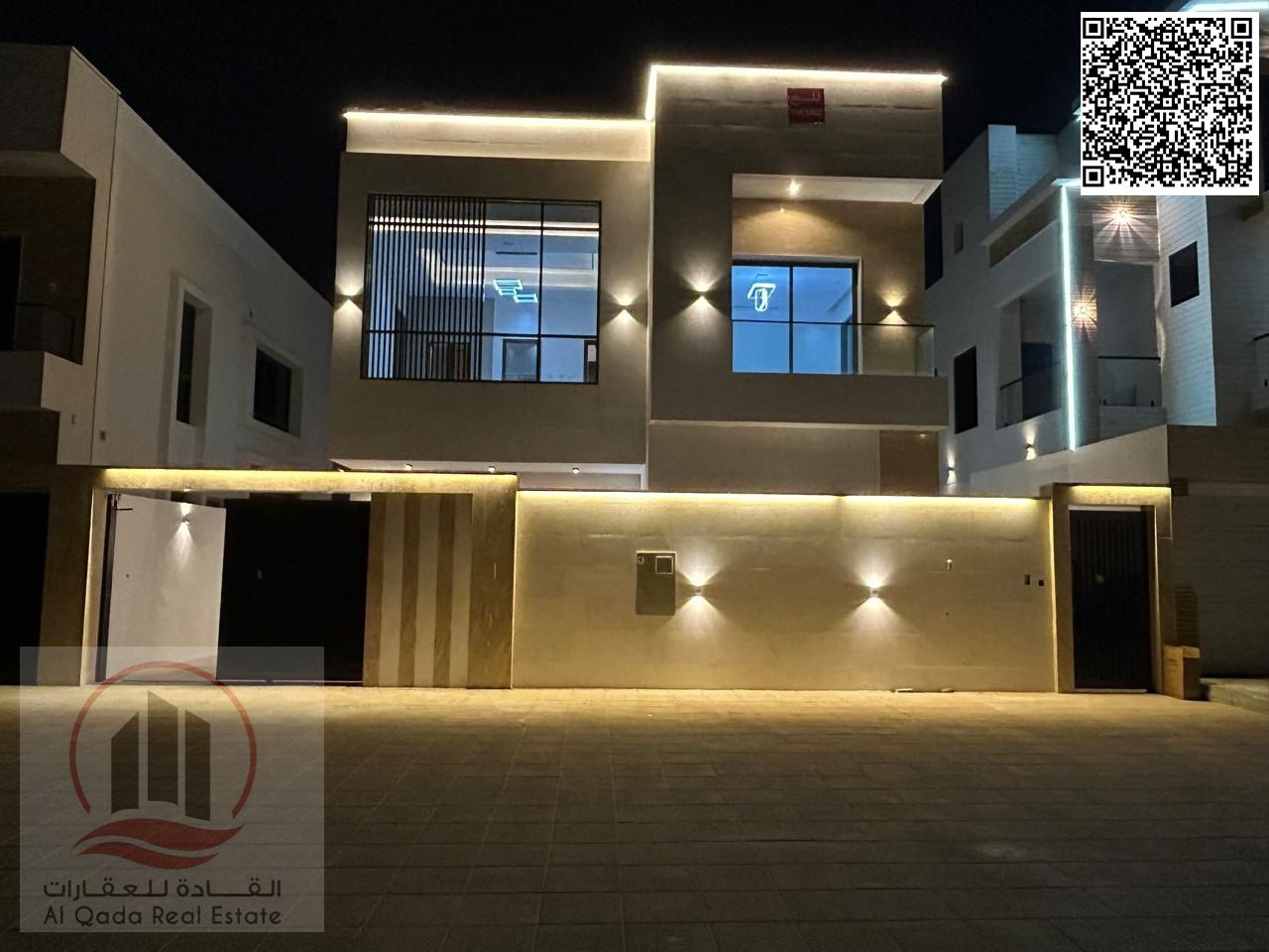 Villa for sale in Ajman, Al Yasmeen area (5 rooms, a living room, and a hall + including registration and ownership fees)