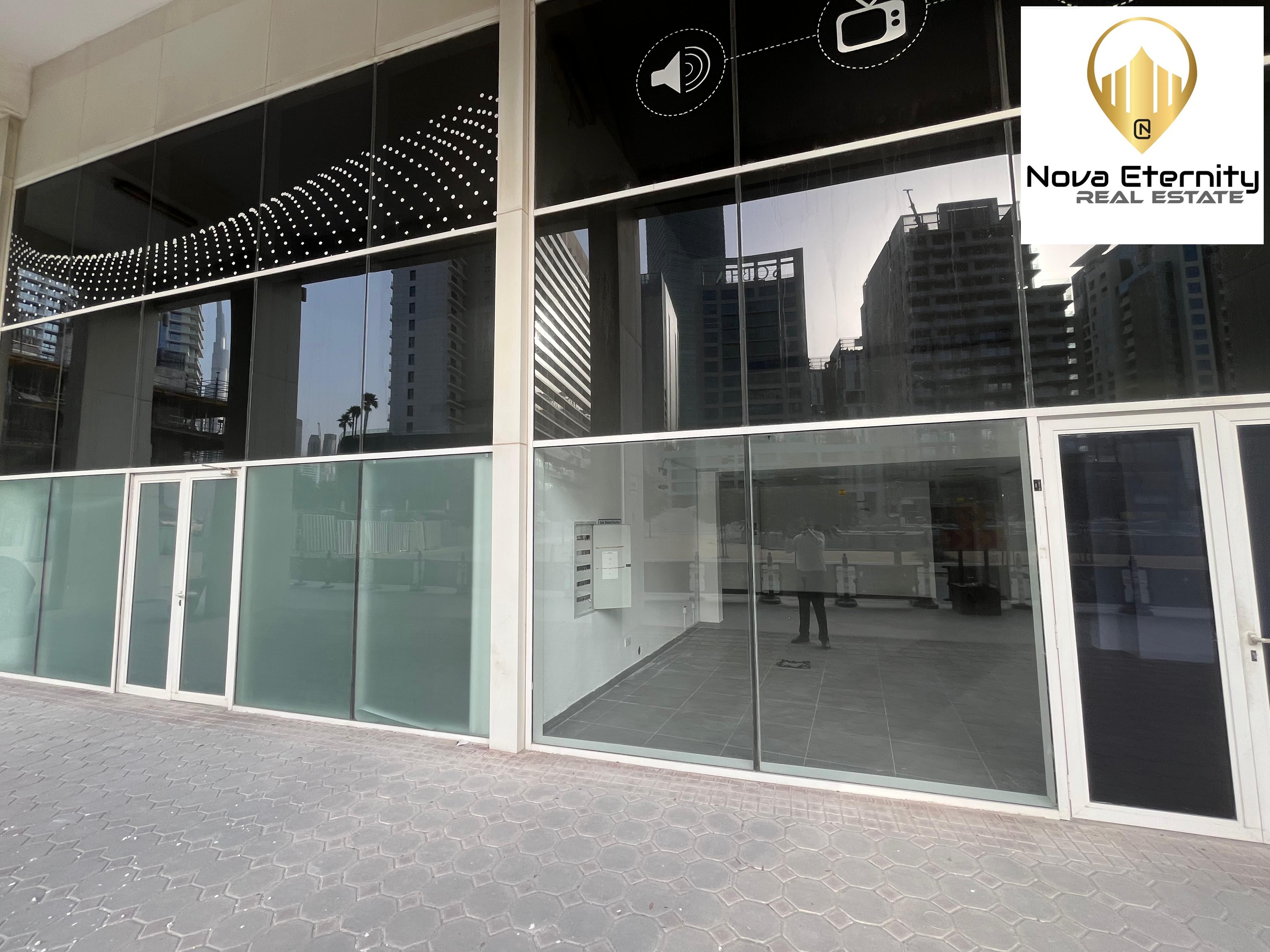2 Combined Shops for Rent | 2,909 Sq. Ft. | Prime Location | Business Bay
