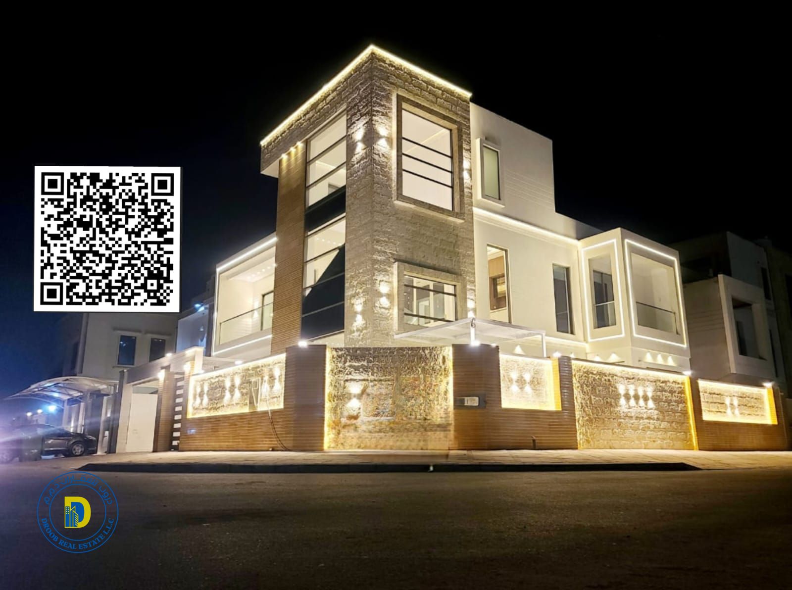 For sale, a modern corner villa with a swimming pool in the Jasmine area, with a large plot of land, at an excellent price.