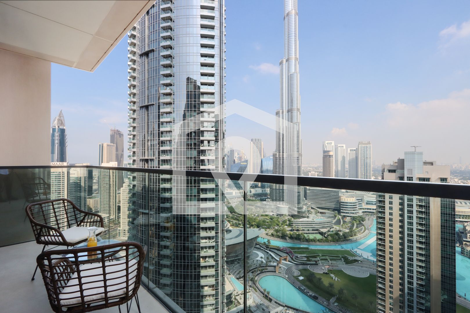 High-Floor 3BR + Maid's Room with Burj and Fountain Views