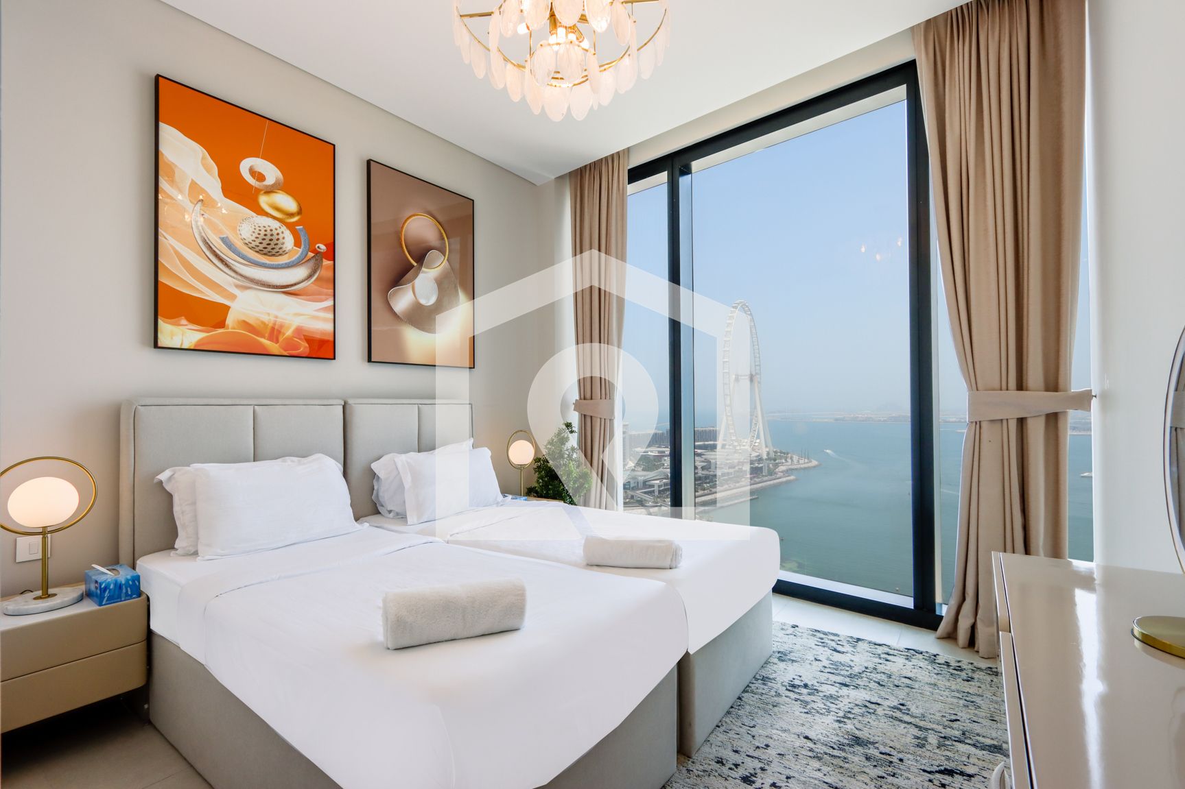 Livbnb - Lush 2BR Suite w/ Sea and Ain View in Address JBR