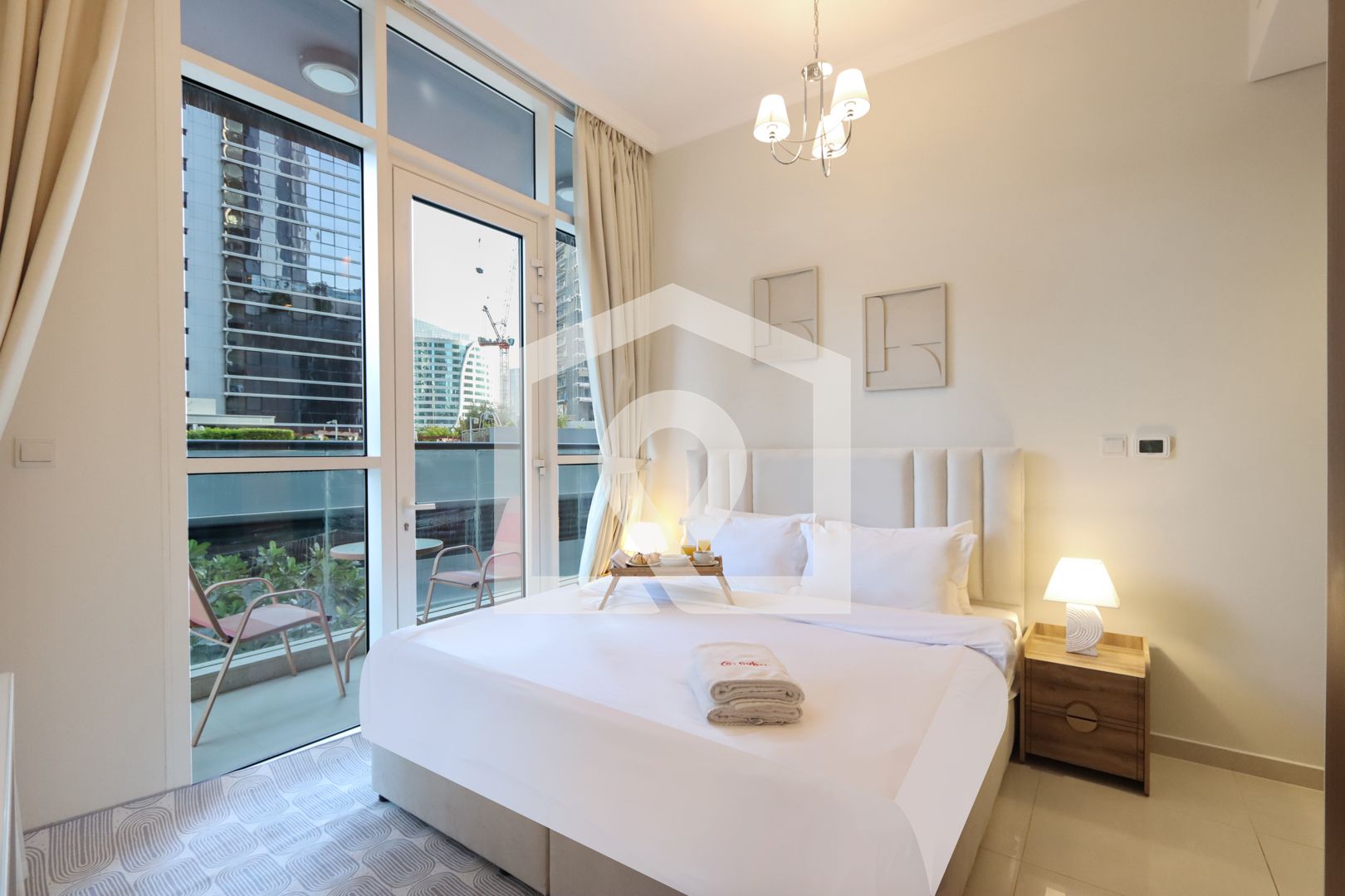 Livbnb-Bright & Homey 2B+Maid's in Downtown