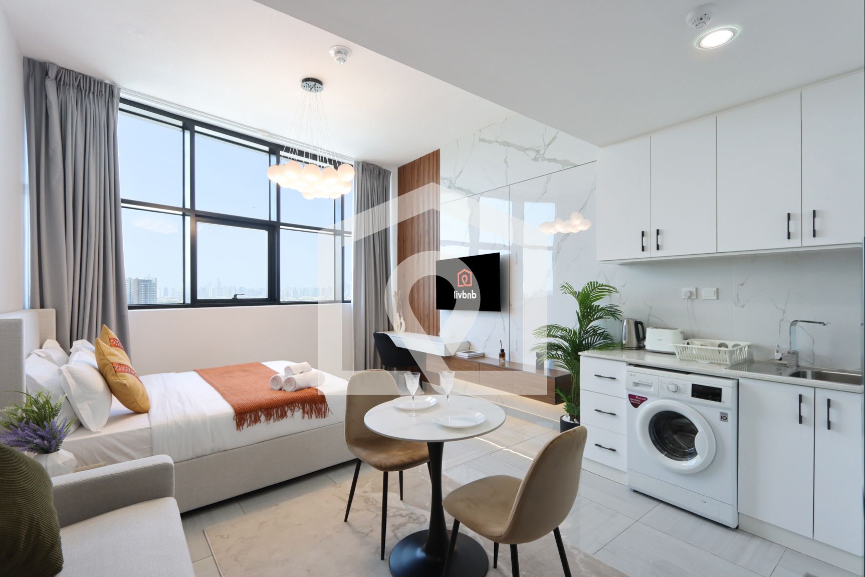 Modern Studio in JVC,Near Parks and Highways