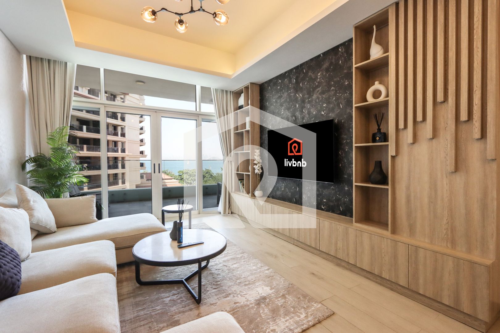 Livbnb-Premium 1B with Burj Al Arab Views in Mina