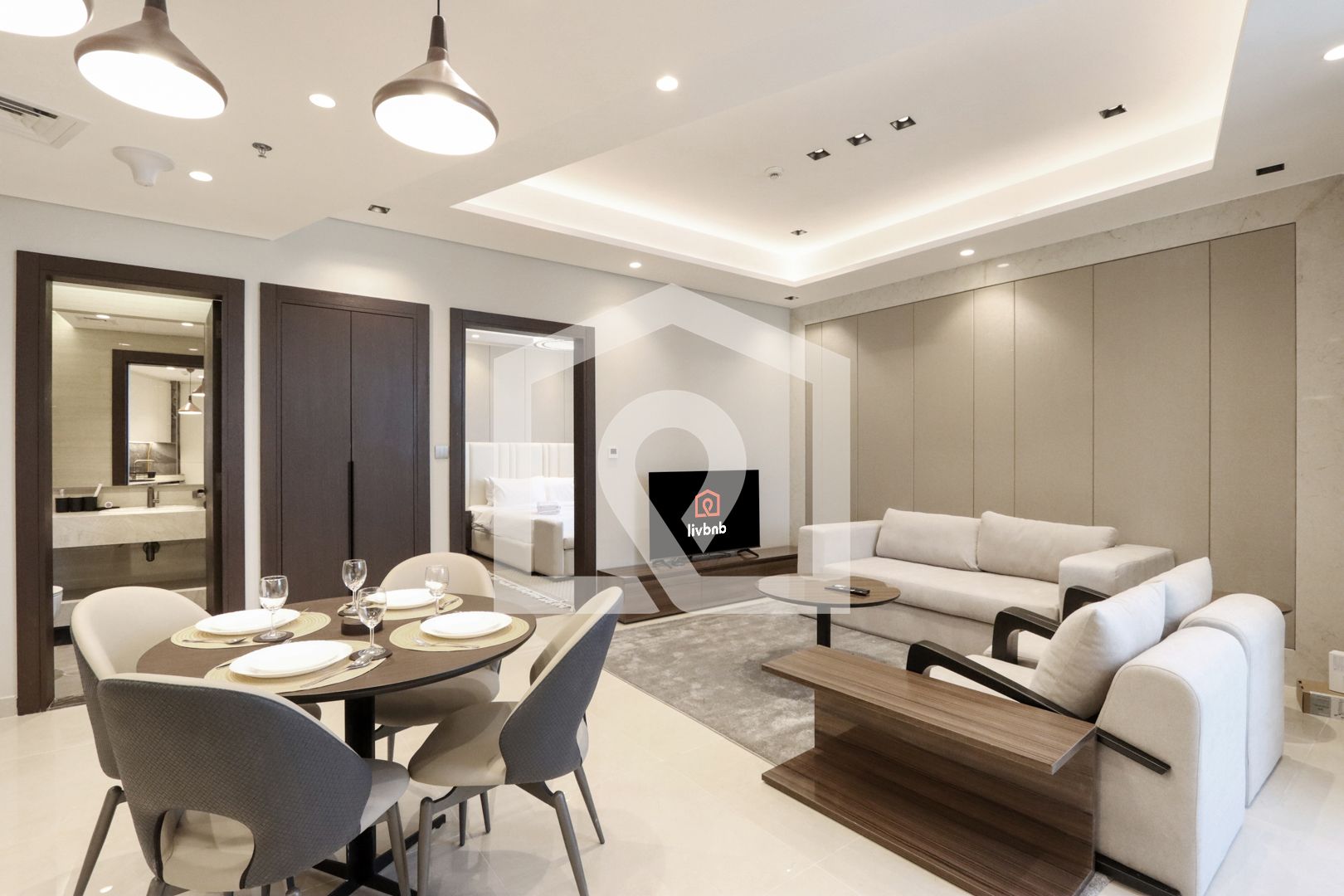High-Floor 1BR with Burj Khalifa View Prime Location