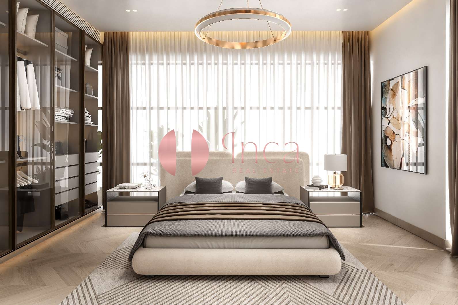 Elegant 1BR with Lazy River & Garden Views | Stylish & Spacious Layout