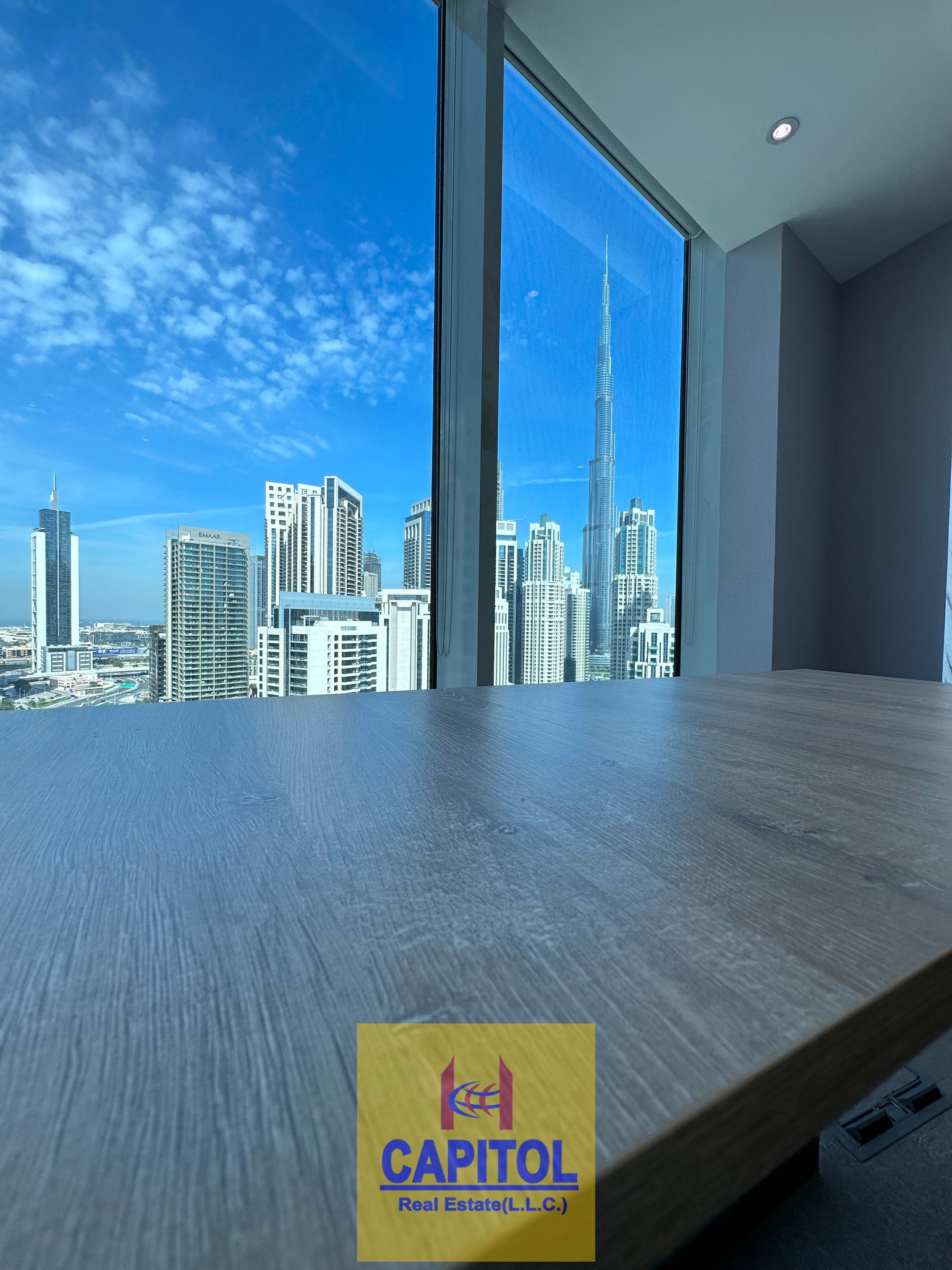 FURNISHED OFFICE IN BUSINESS CENTER WITH BURJ KHALIFA VIEW