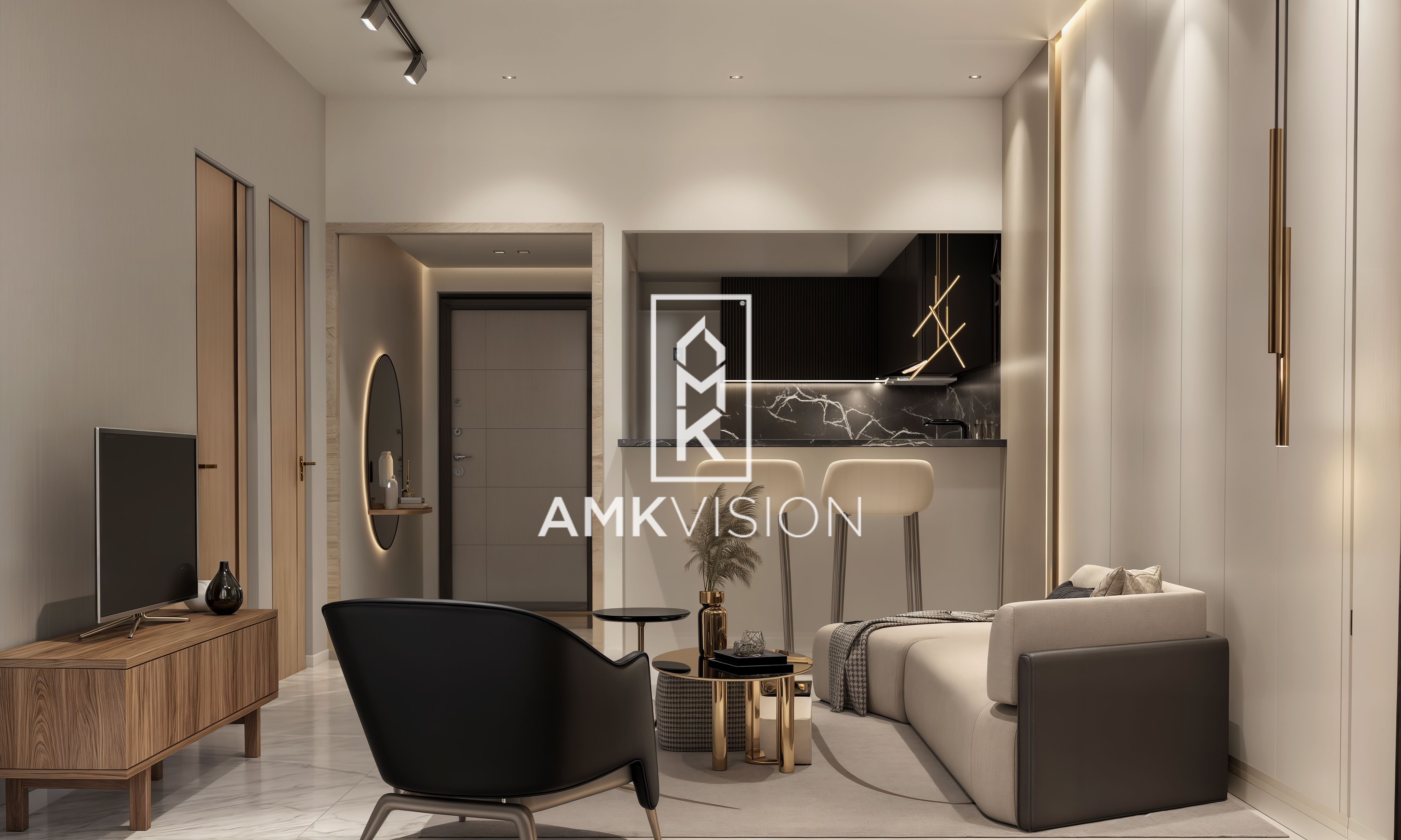 1 Bedroom Type 11 – Intelligent Retreat with Cityscape View | Alixa Tower, Al Amerah, Ajman