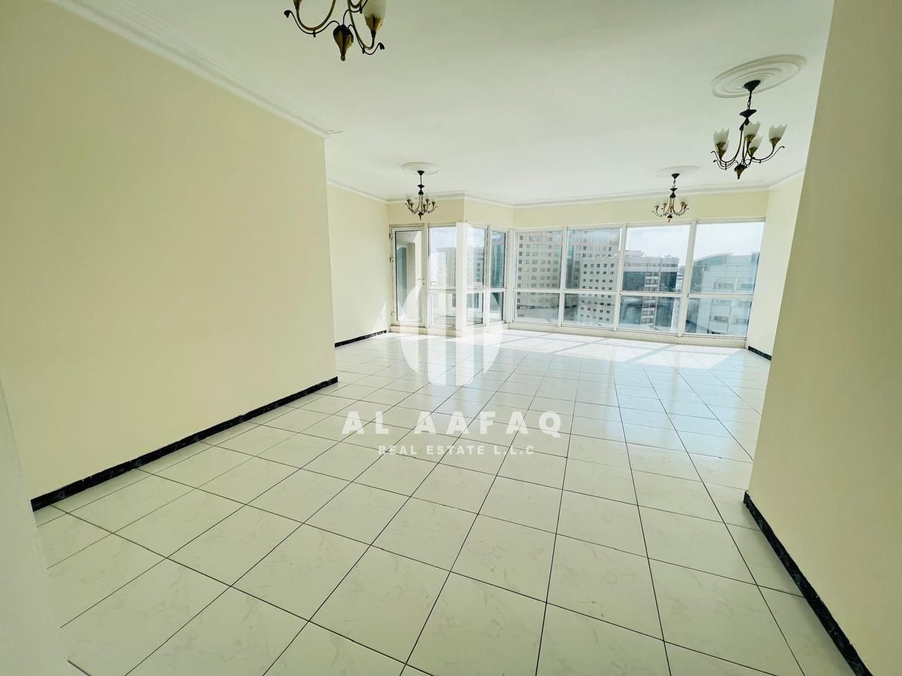 Spacious 3BHK | Air conditioning free| Open City View | Master Bedroom