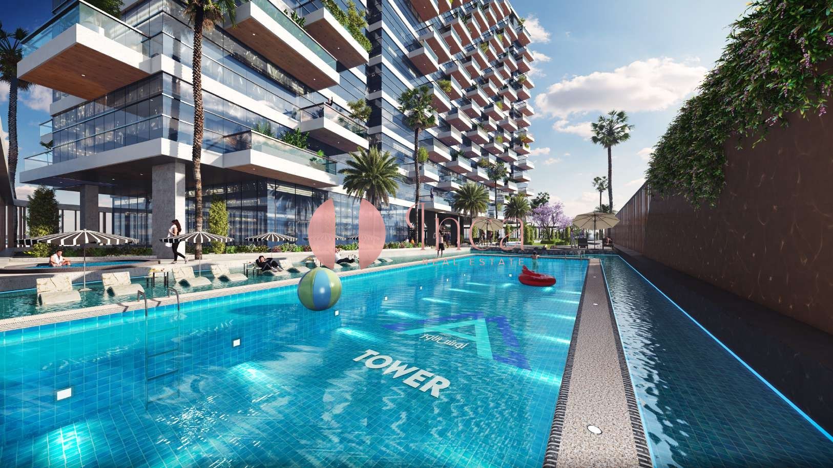 Spacious 1BR | Peaceful Garden & Lazy River Views | Bright Layout