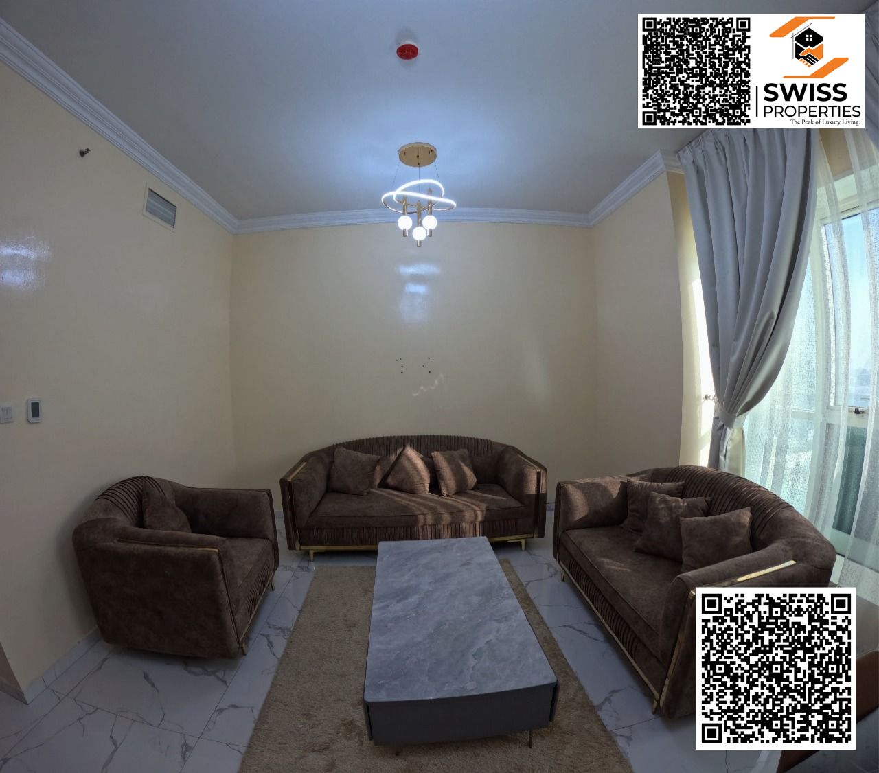 1 BHK Apartment for Rent in Oasis Tower 2, Ajman | Fully Equipped | Gym & Pool Free