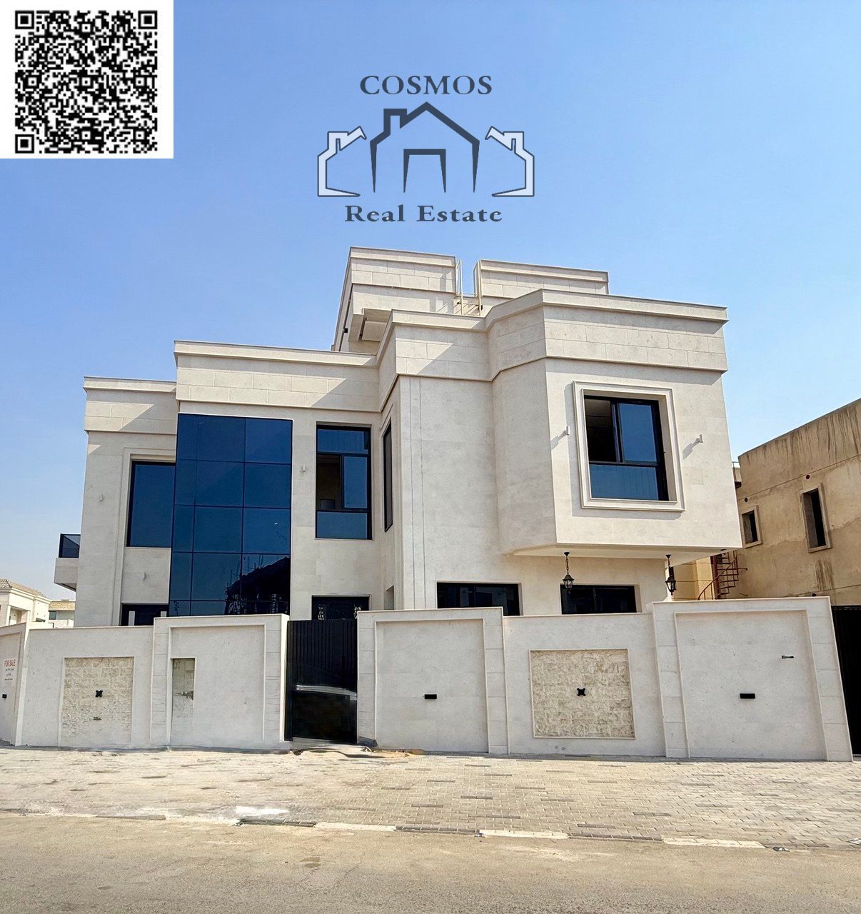 Corner & Luxurious:4-Bedroom Villa With Open Rooftop For Sale in Prime Location of Al Yasmeen – Ajman