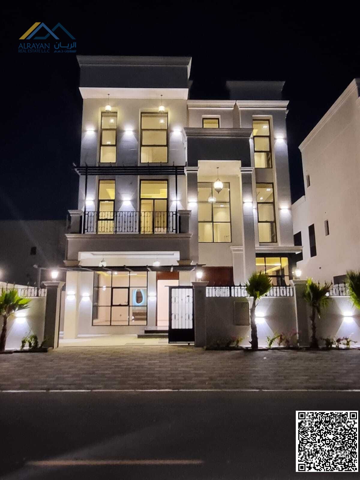 Modern villa with super deluxe finishing, price includes registration fees, electricity, water, and air conditioning, negotiable | No service fees | F