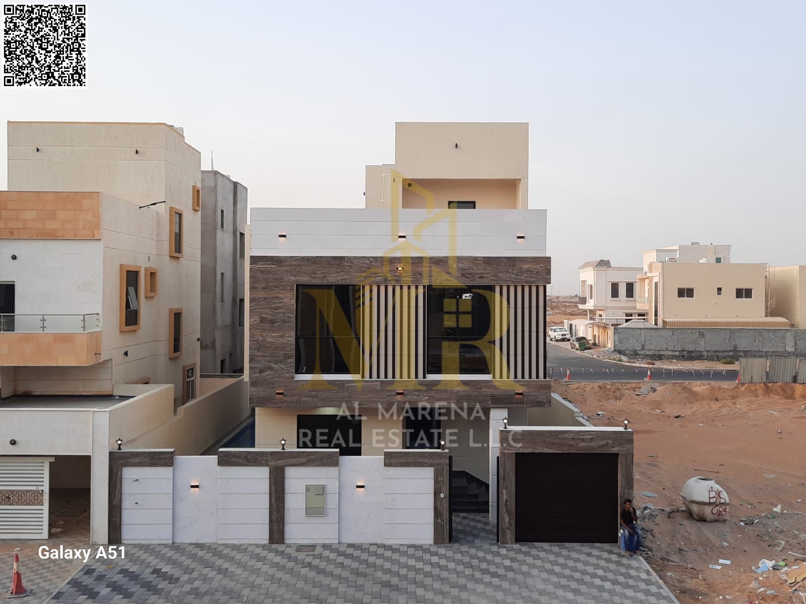A villa with an all-inclusive price for electricity, water and air conditioning on the main street, ready for occupancy in the most upscale areas of A