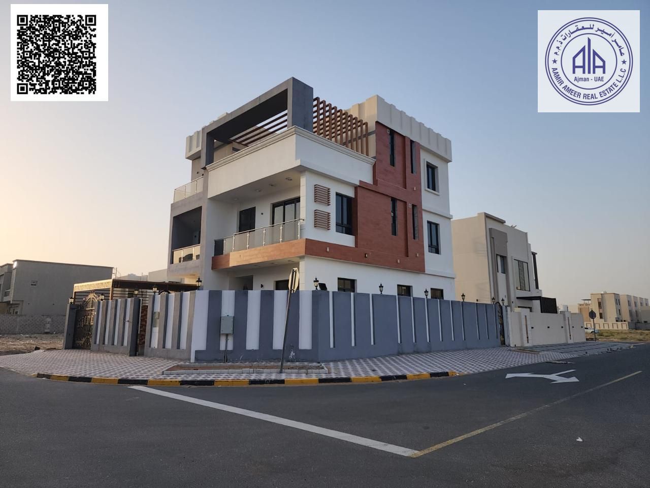 BRAND NEW CORNER VILLA | SPECIOUS BEAUTIFUL | 07 MASTER BEDROOMS | VILLA AVAILABLE | FOR RENT | AL ZAHYA IN | AJMAN