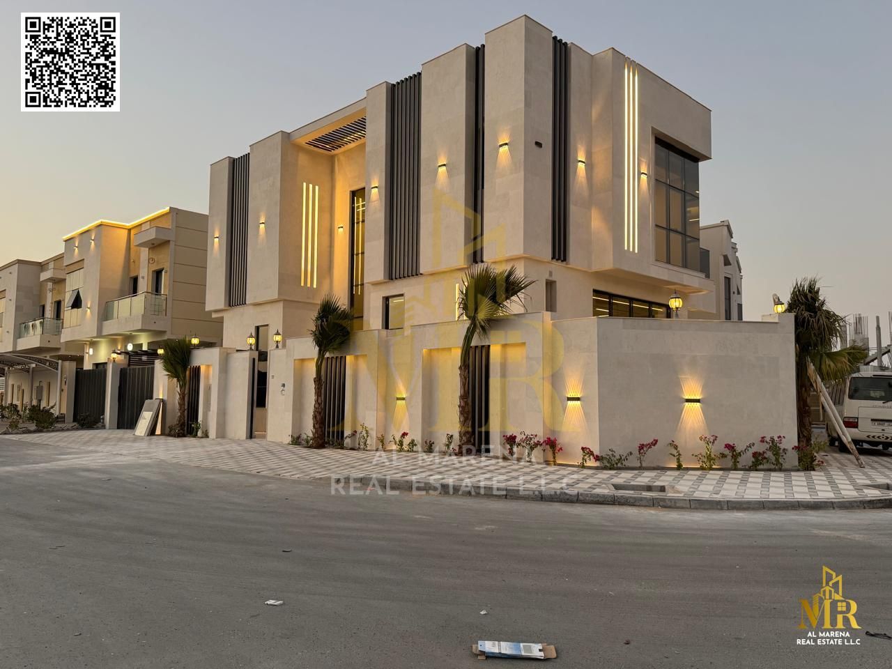 Own one of the most luxurious villas with a swimming pool, central air conditioning, including electricity and water, ready for immediate occupancy, s