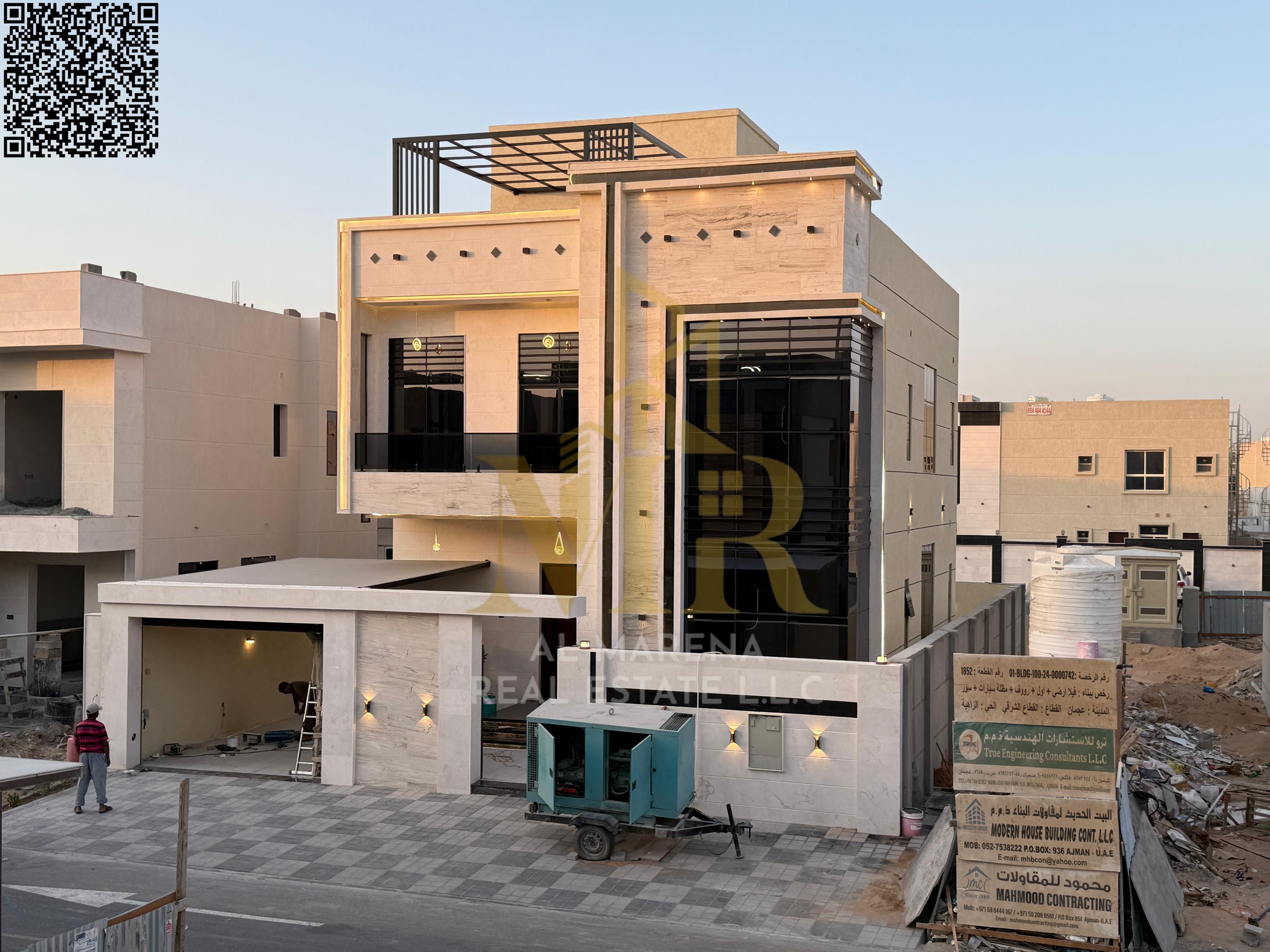 A villa with an all-inclusive price, including air conditioning installation fees, on the main street, ready for occupancy in the most upscale areas o