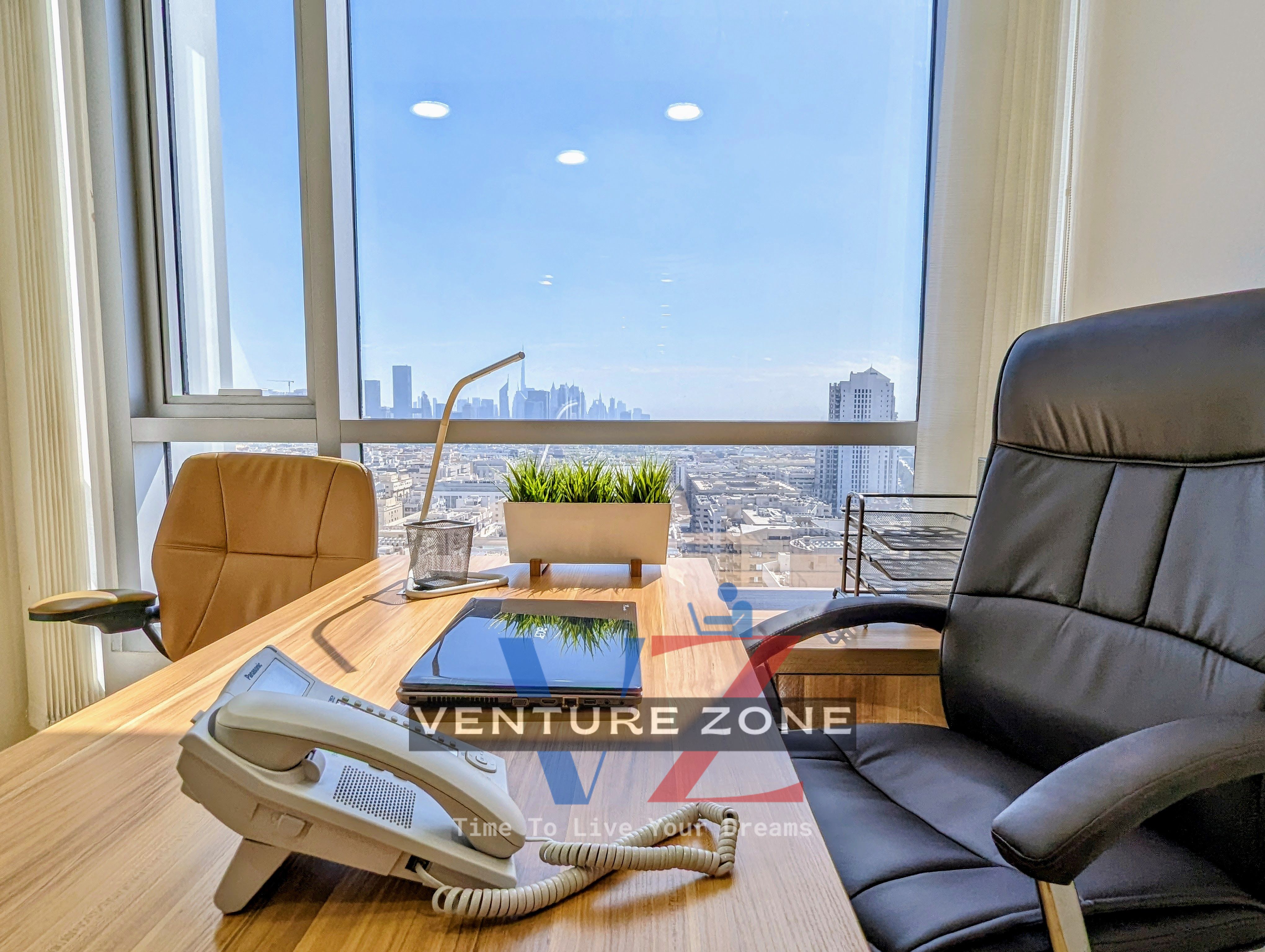 Need a Burj Khalifa view from your Office? Serene-Secure Plug-Play Offices| Sharaf DG Metro