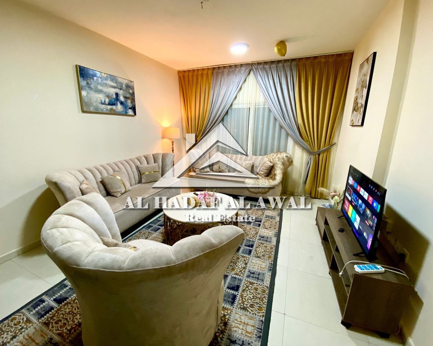For monthly rent, a room and a hall in majaz3