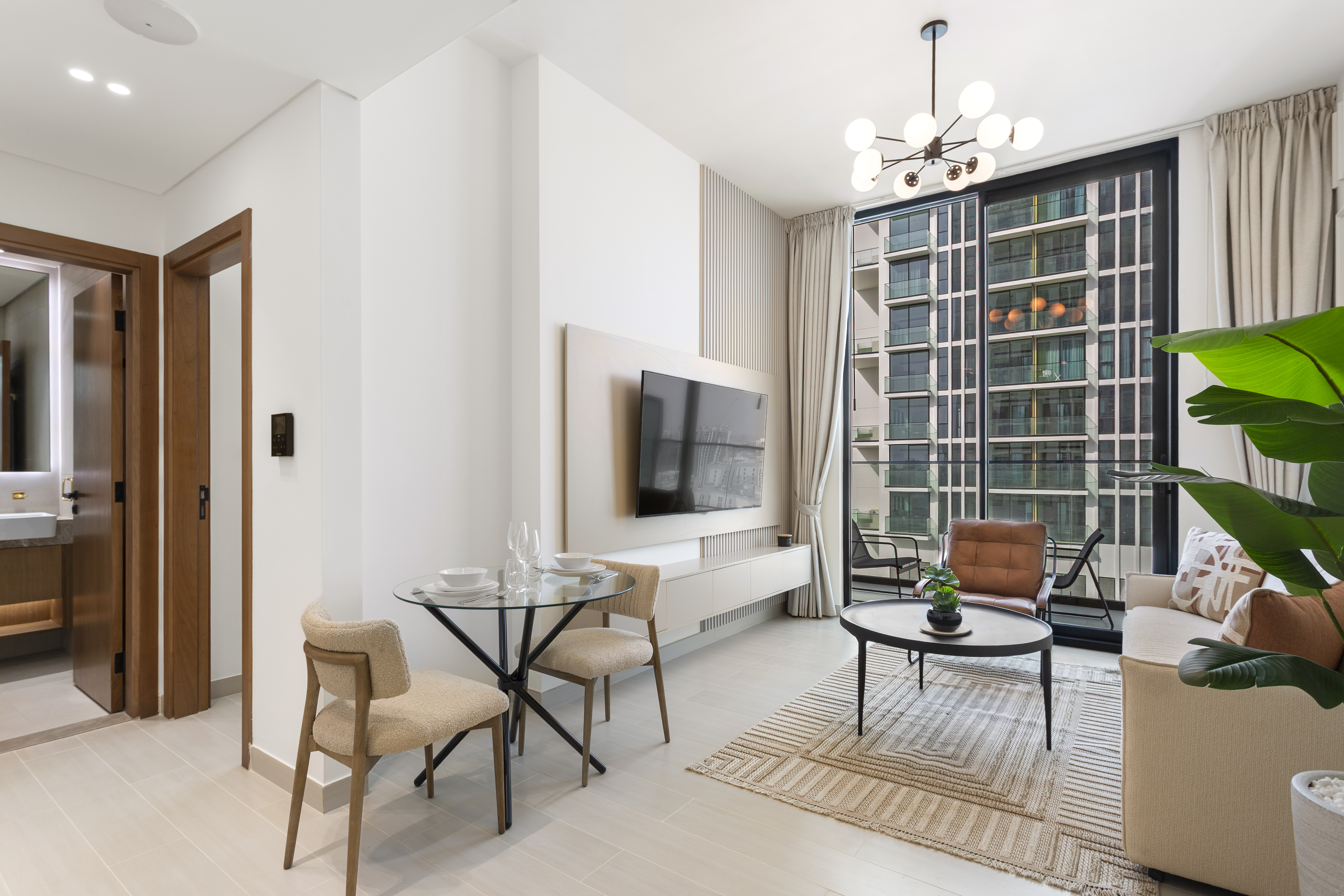 Spacious 1BR | Binghatti Gardenia JVC | Sofa Bed | All Bills Included