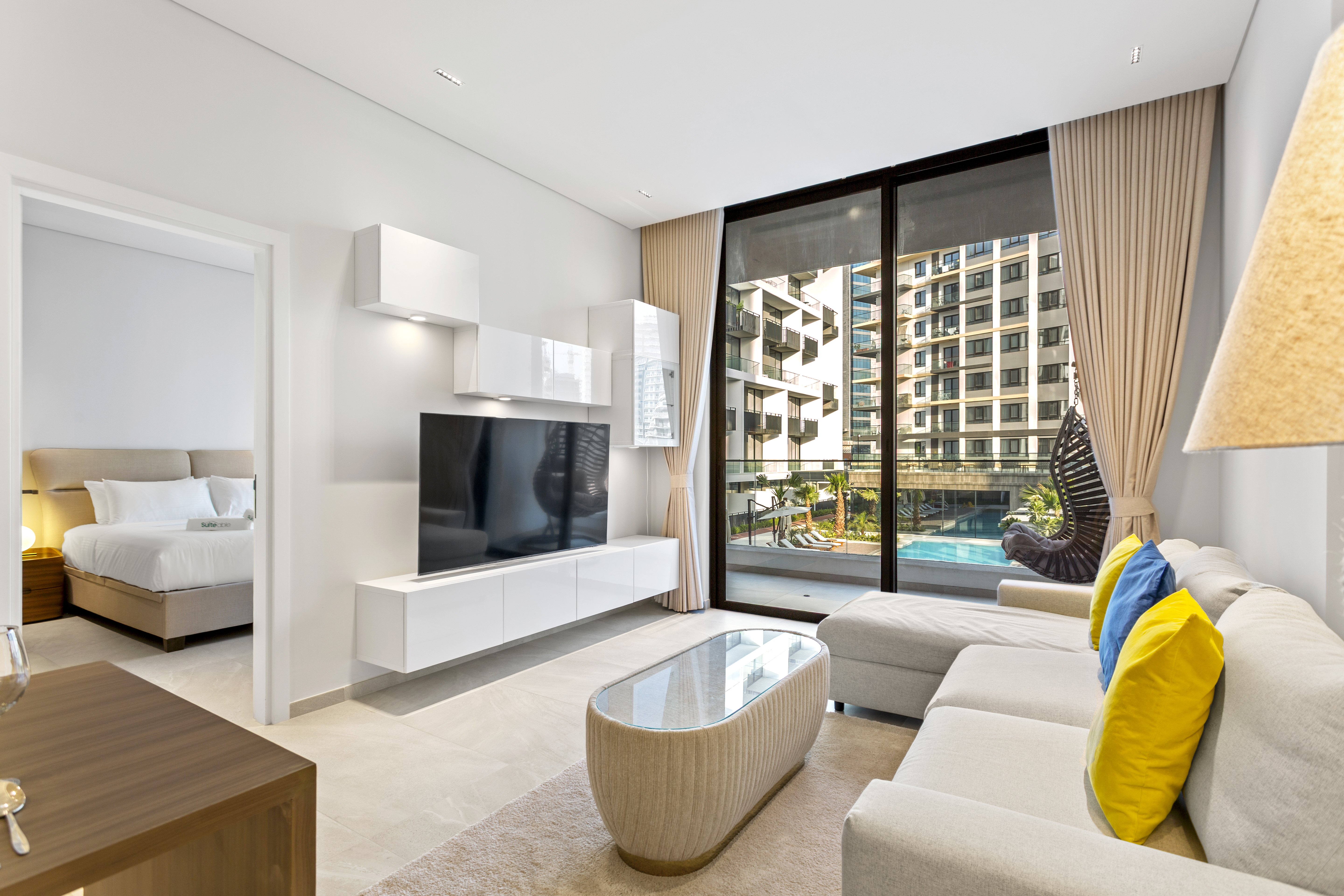 Family-Friendly 1BR | Pool View | Kids Play Area, Paddle Court & Table Games | All Bills Included