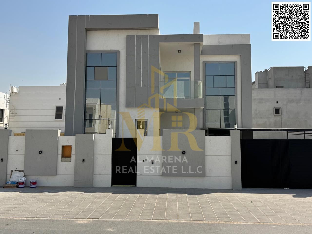Luxury Villa for Sale in Al Amarah – Ajman | 4,200 Sq Ft | Five Master Bedrooms | Majlis and Two Living Rooms with Washbasins | Modern Kitchen