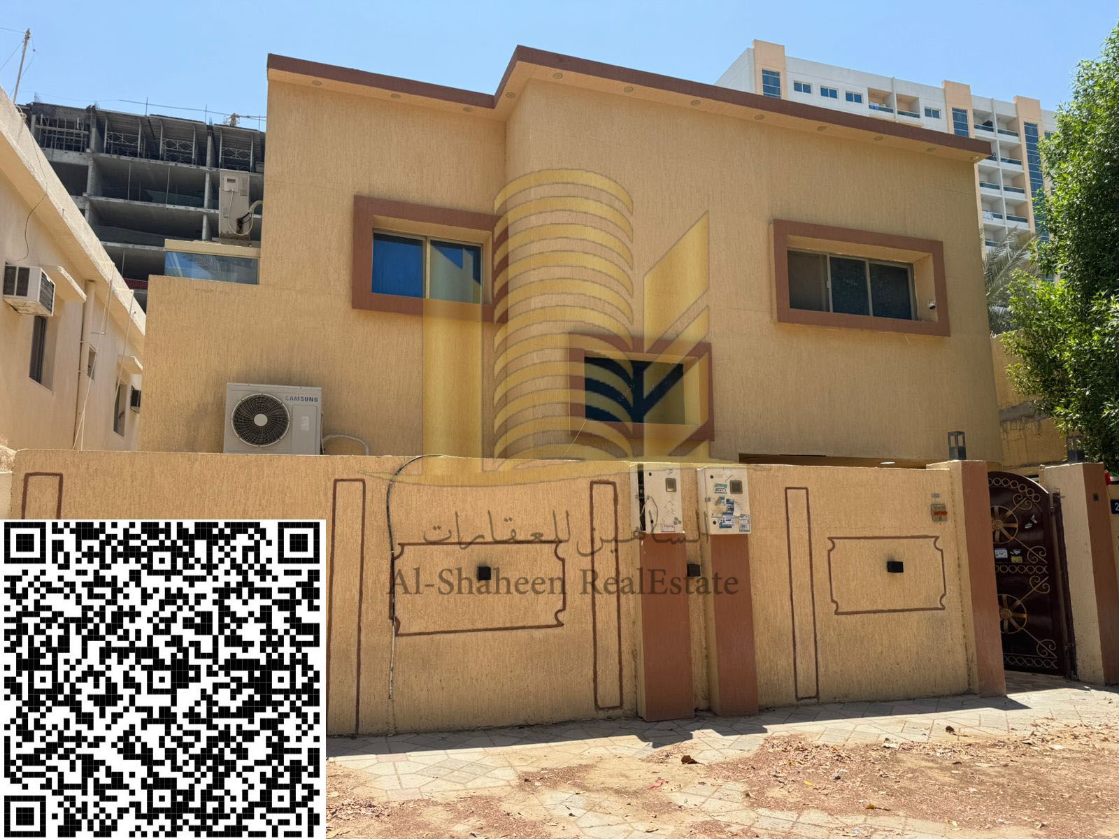 For sale Arabian house in Baliwara, ground and first floors Fully renovated Area 2,000 feet Residential investment Currently rented for 70,000 dirh