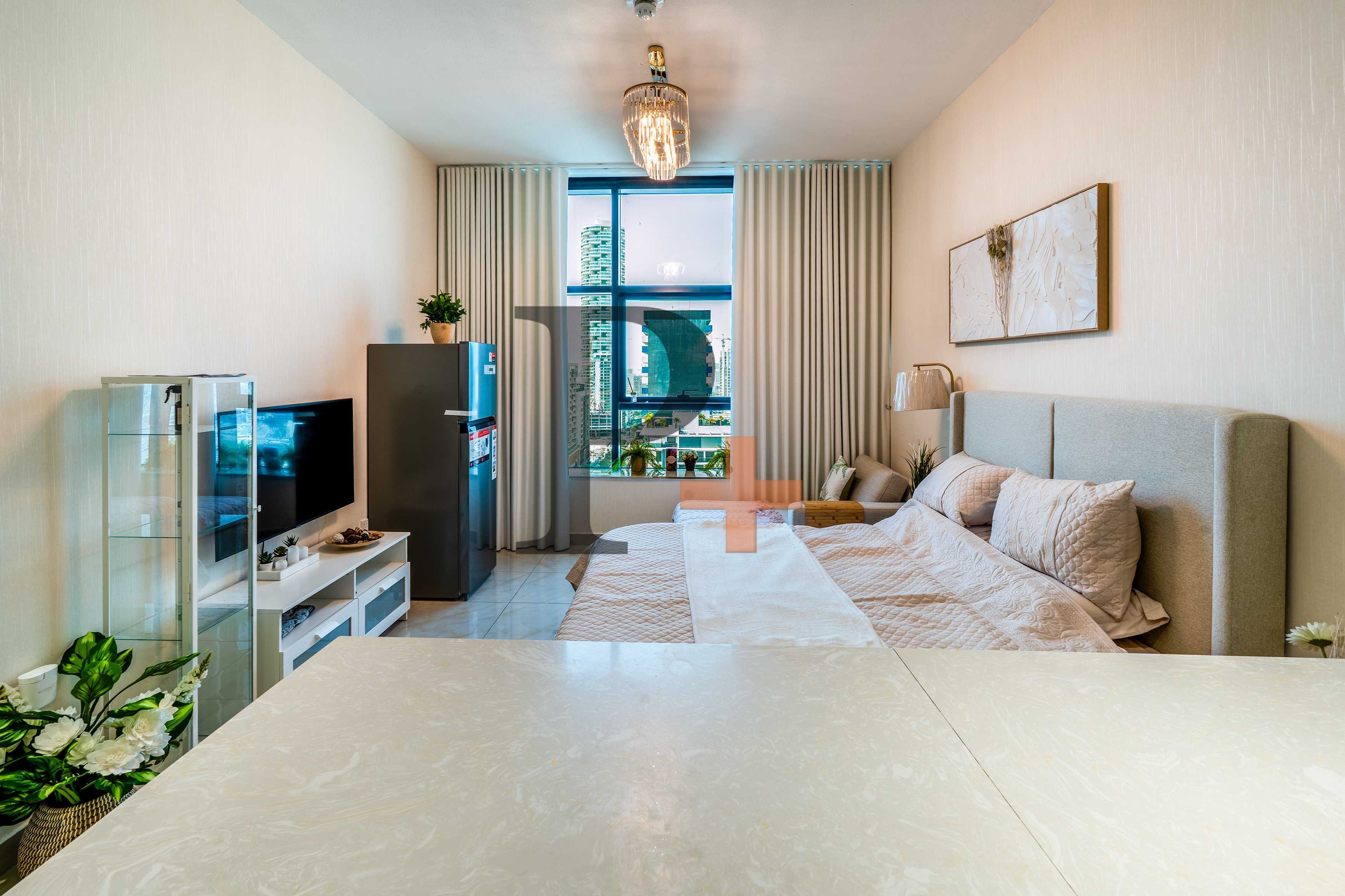 Newly Furnished Luxurious Studio | High Floor | Panoramic Views
