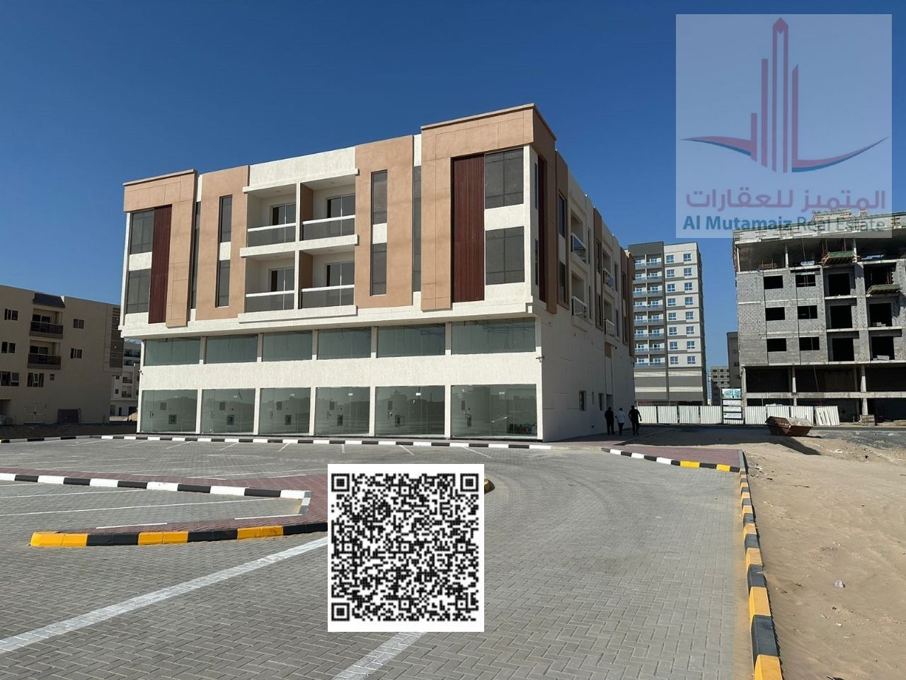 Commercial shop mezzanine in Al Jurf Industrial Area 3, very excellent location, new building