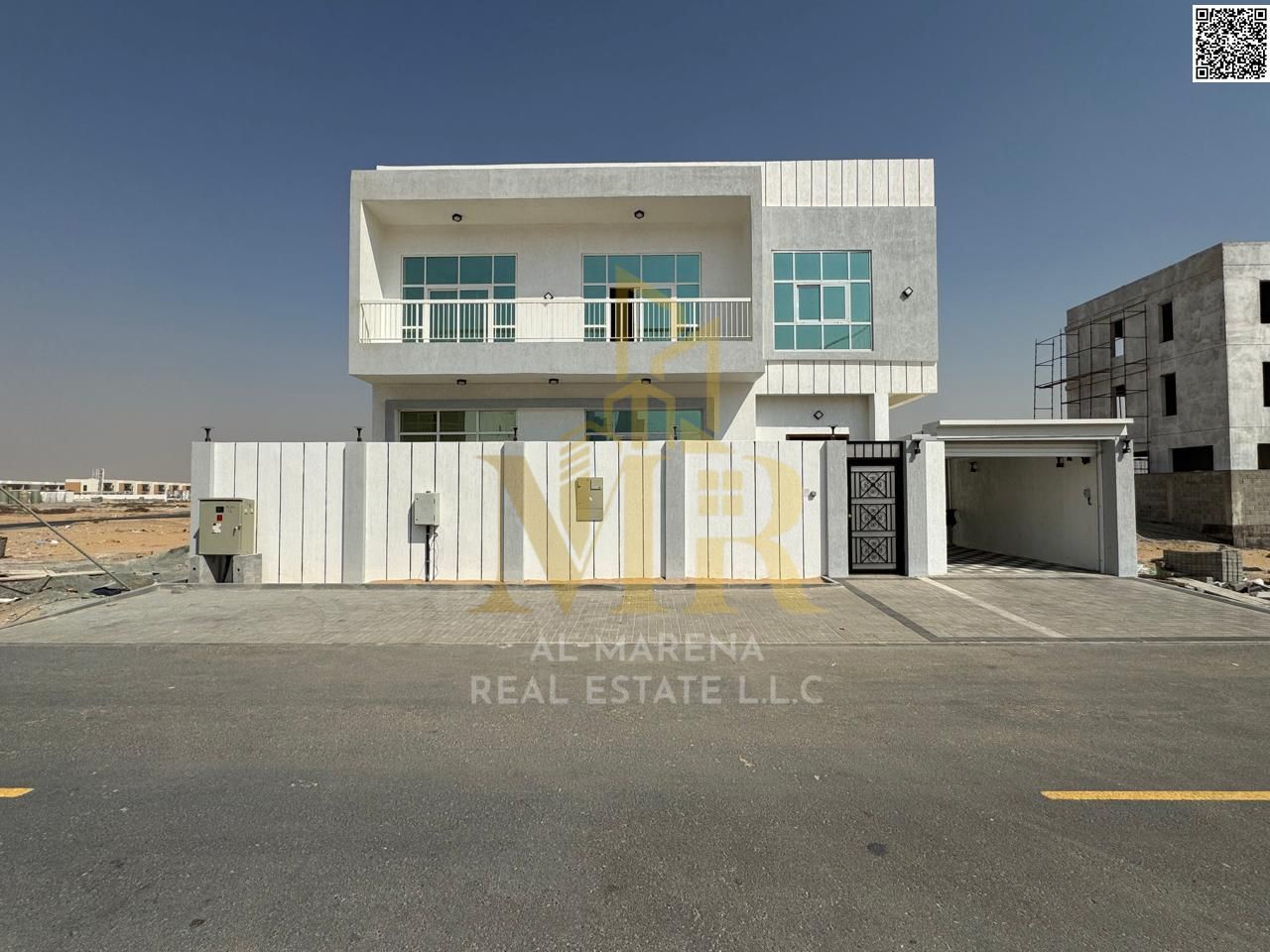 Distinctive villa in Al-Amerah - area 3,400 sq ft | 4 master bedrooms + majlis and 2 halls with sinks + modern kitchen | Price includes electricity, w