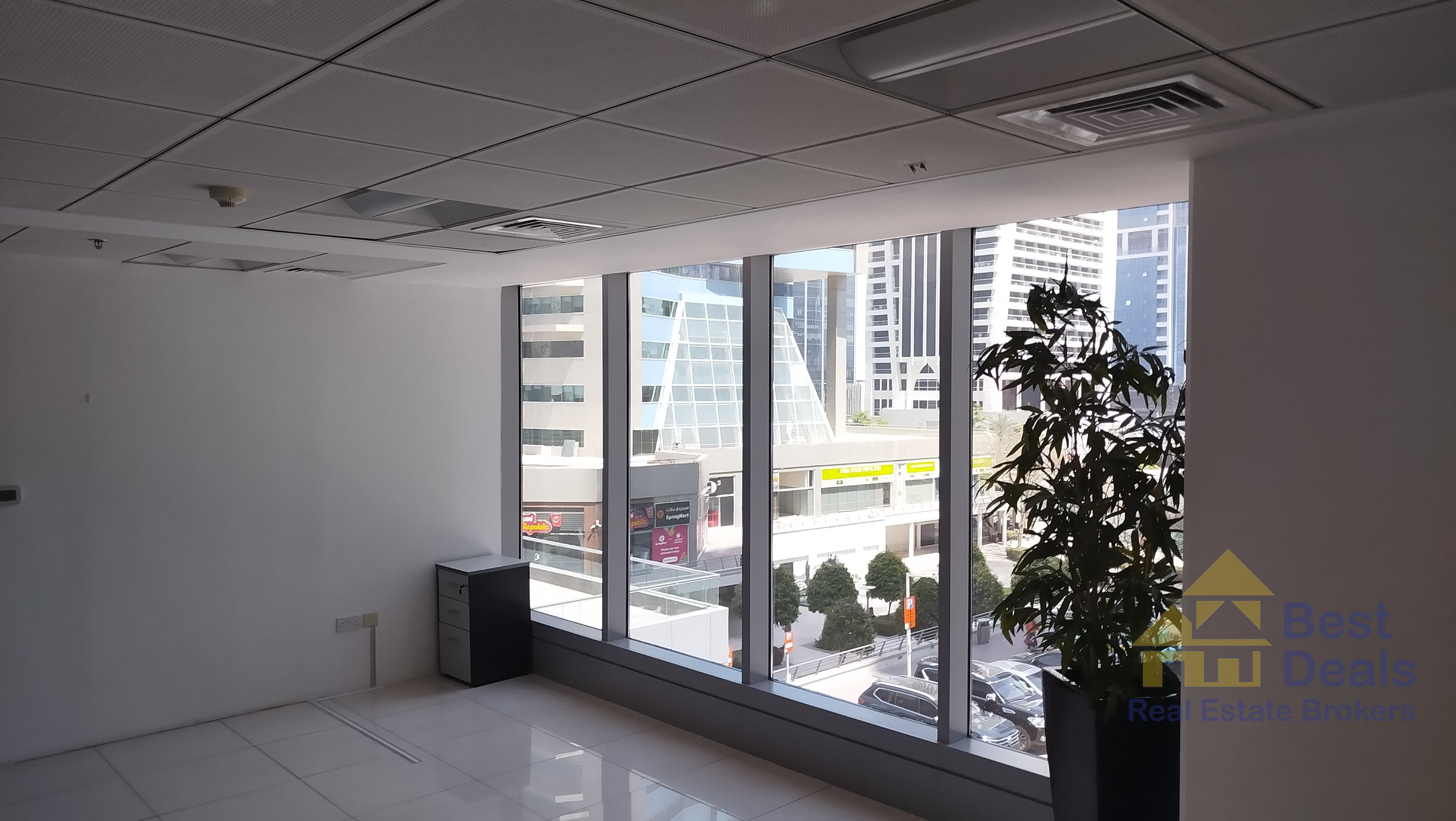 Lake-Facing Office for Rent | Saba Tower | Fitted | 1,373 Sqft